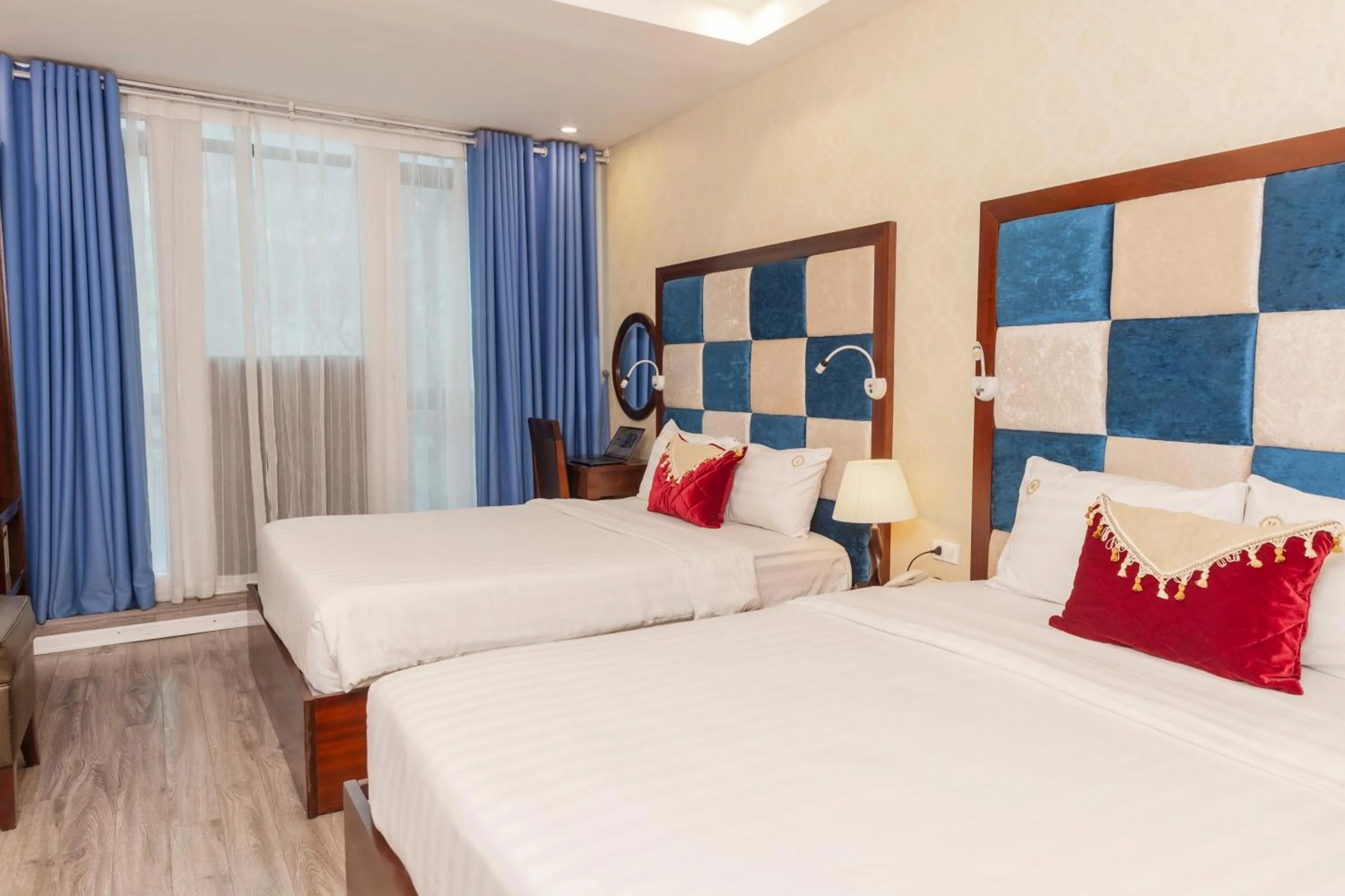 Bedroom, Bed in Lavender Boutique House