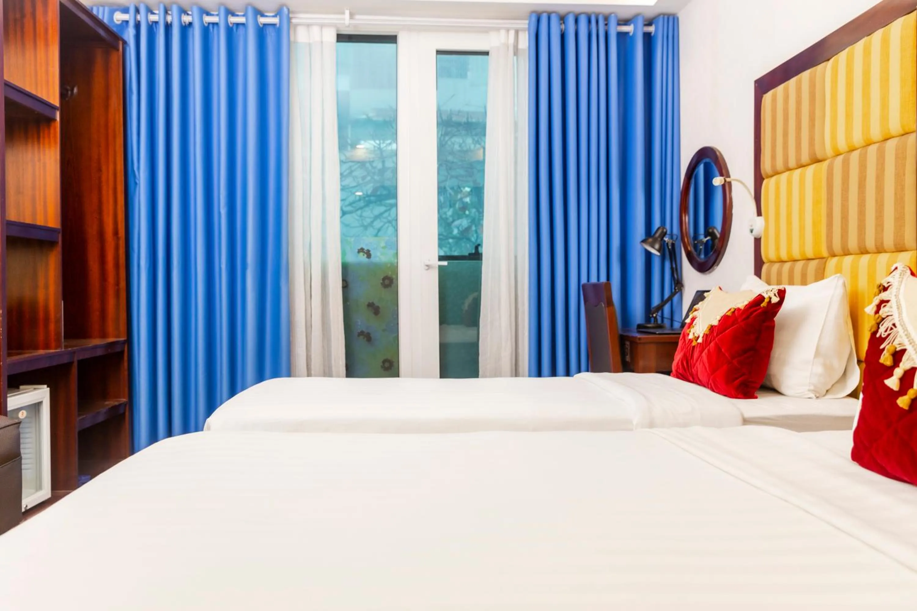 Bed in Lavender Boutique House