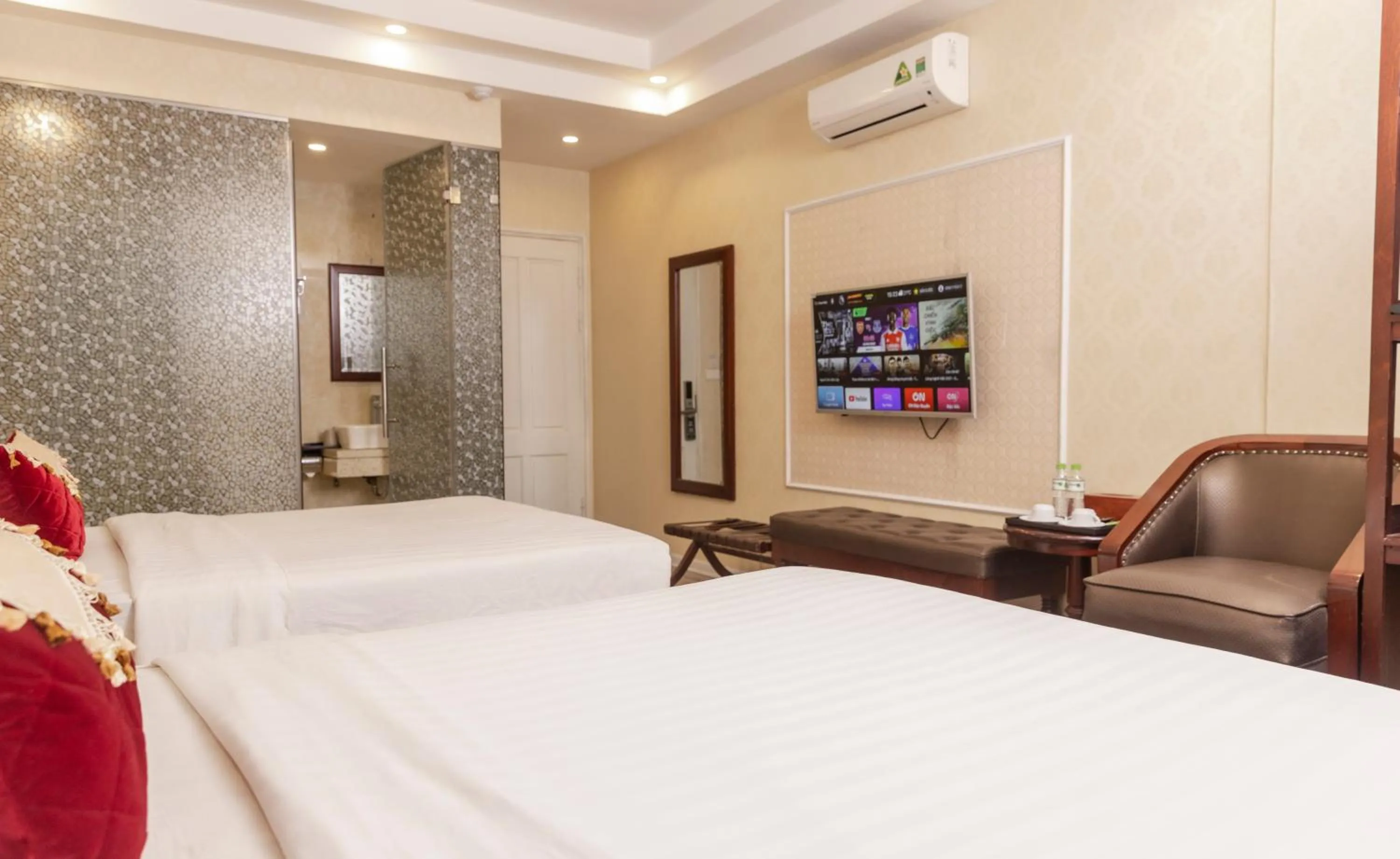 Bed in Lavender Boutique House