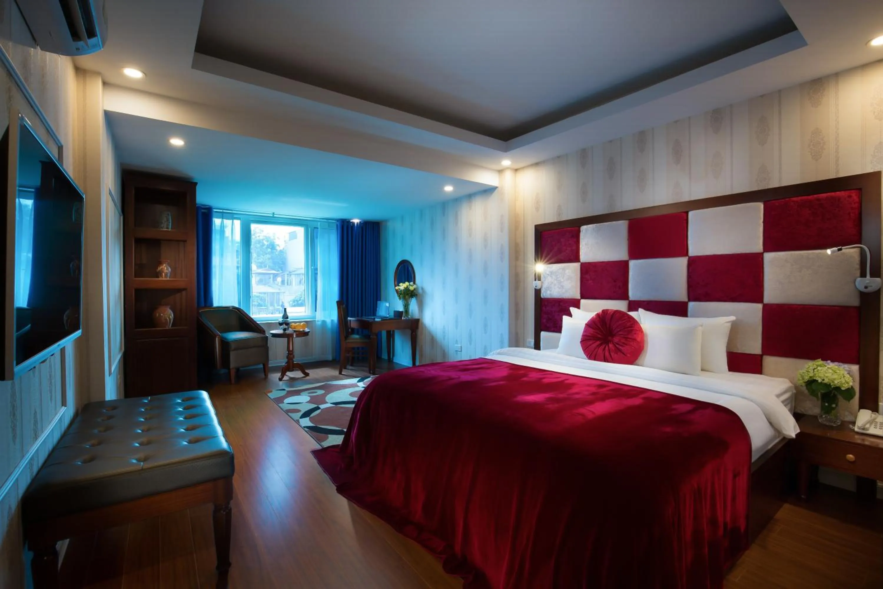 Bed in Lavender Boutique House