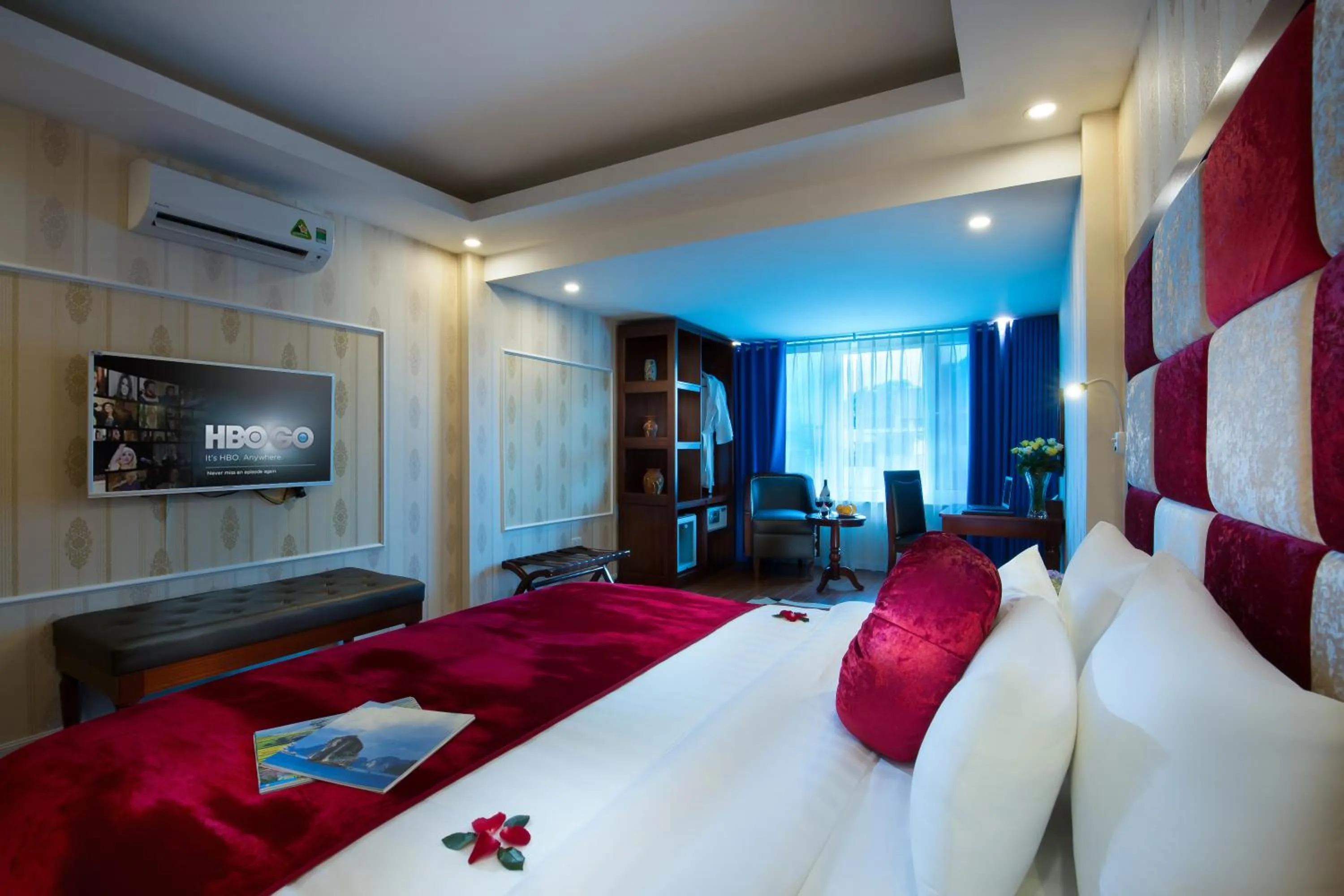 Bed in Lavender Boutique House