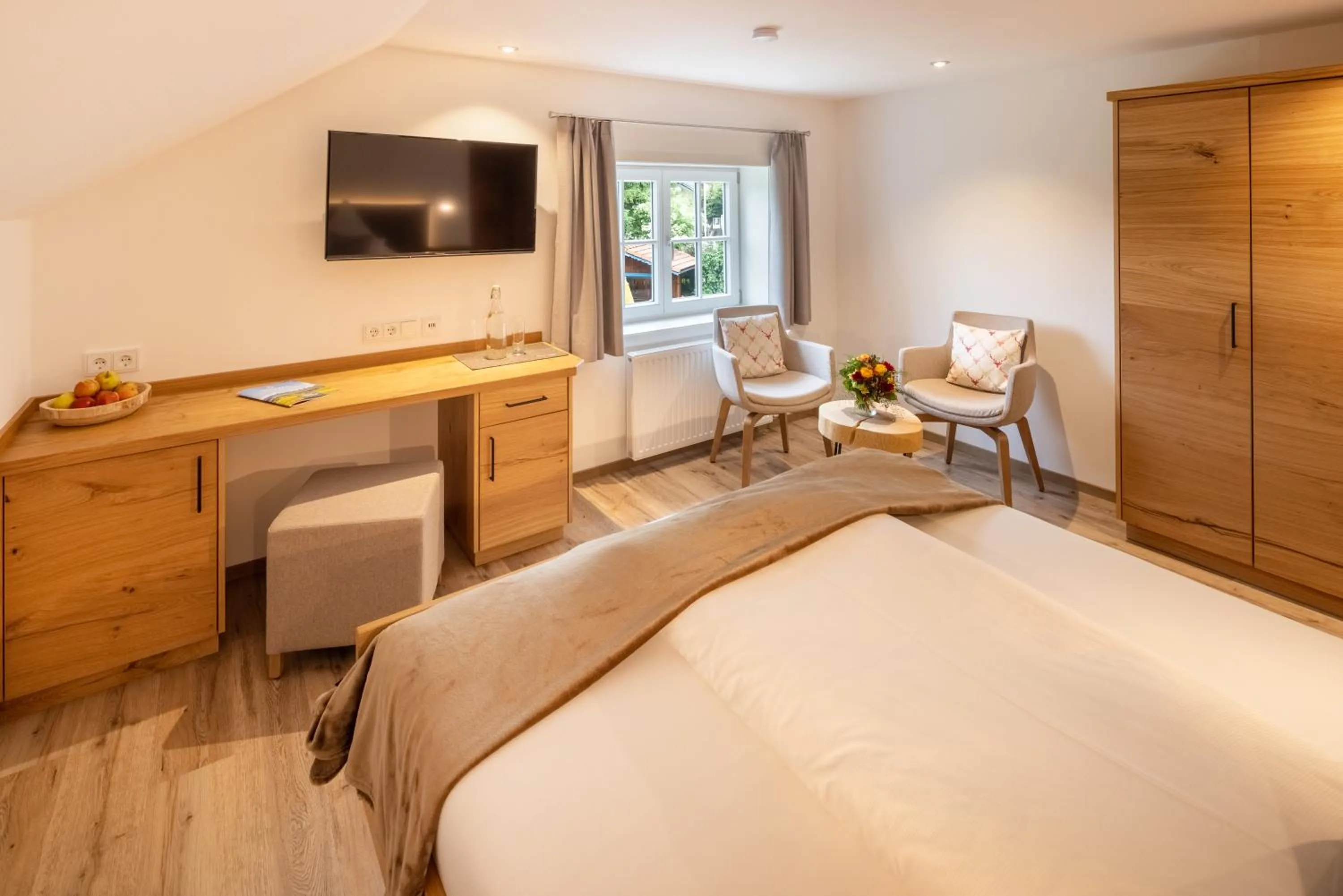 Photo of the whole room, Bed in Hotel Bad Rain mit Oberstaufen PlusGolf