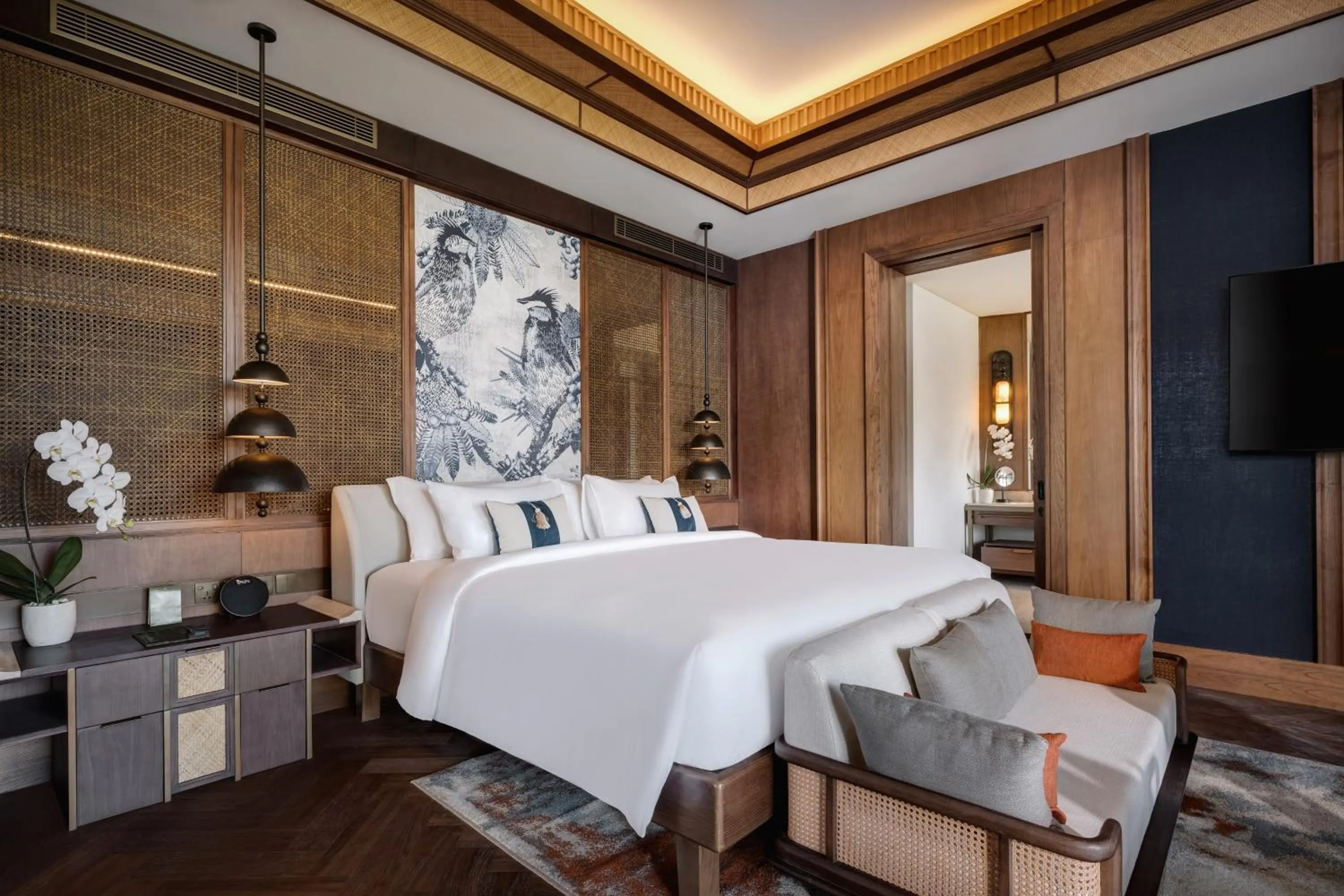 Bed in The Meru Sanur