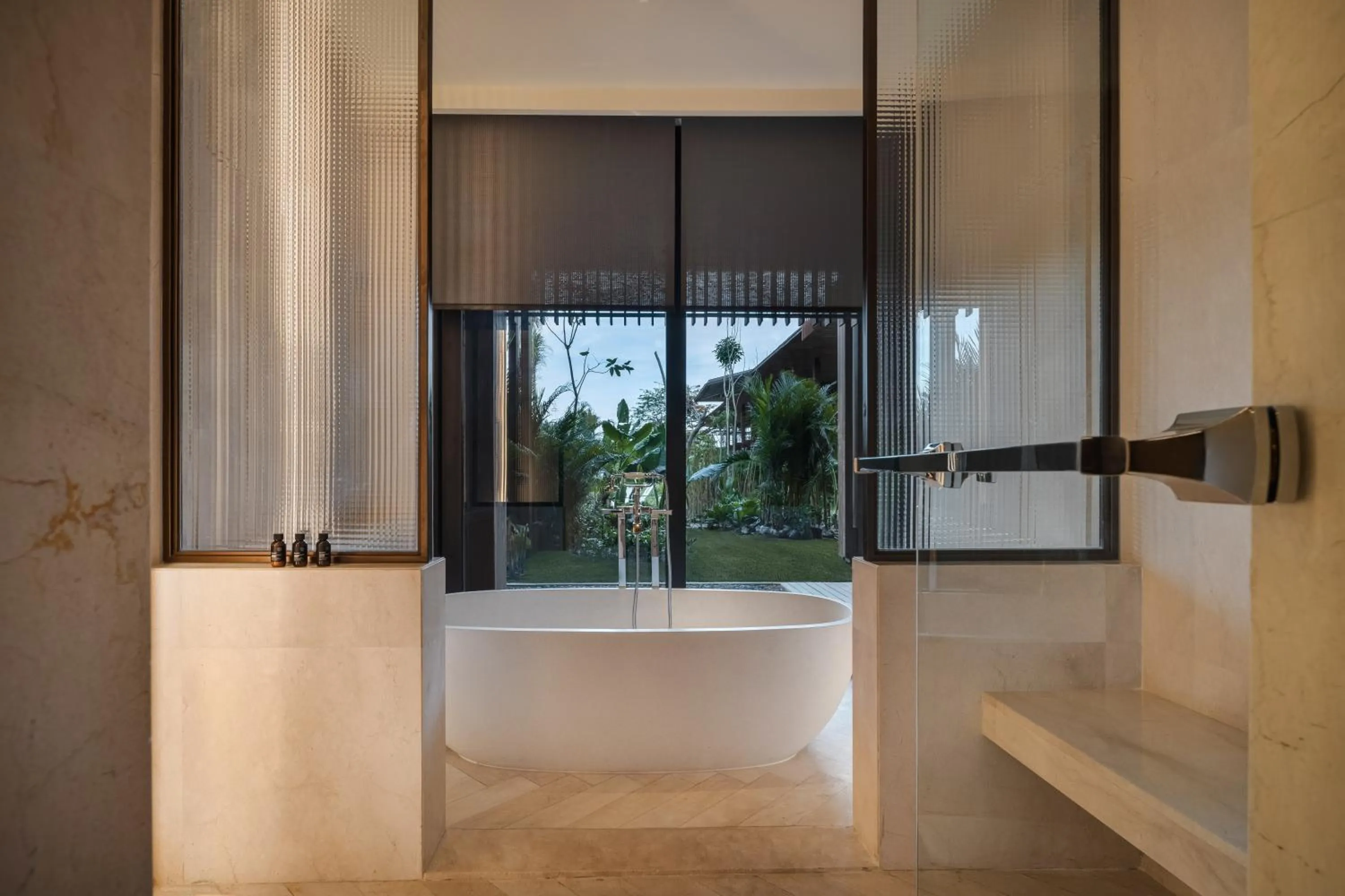 Shower in The Meru Sanur