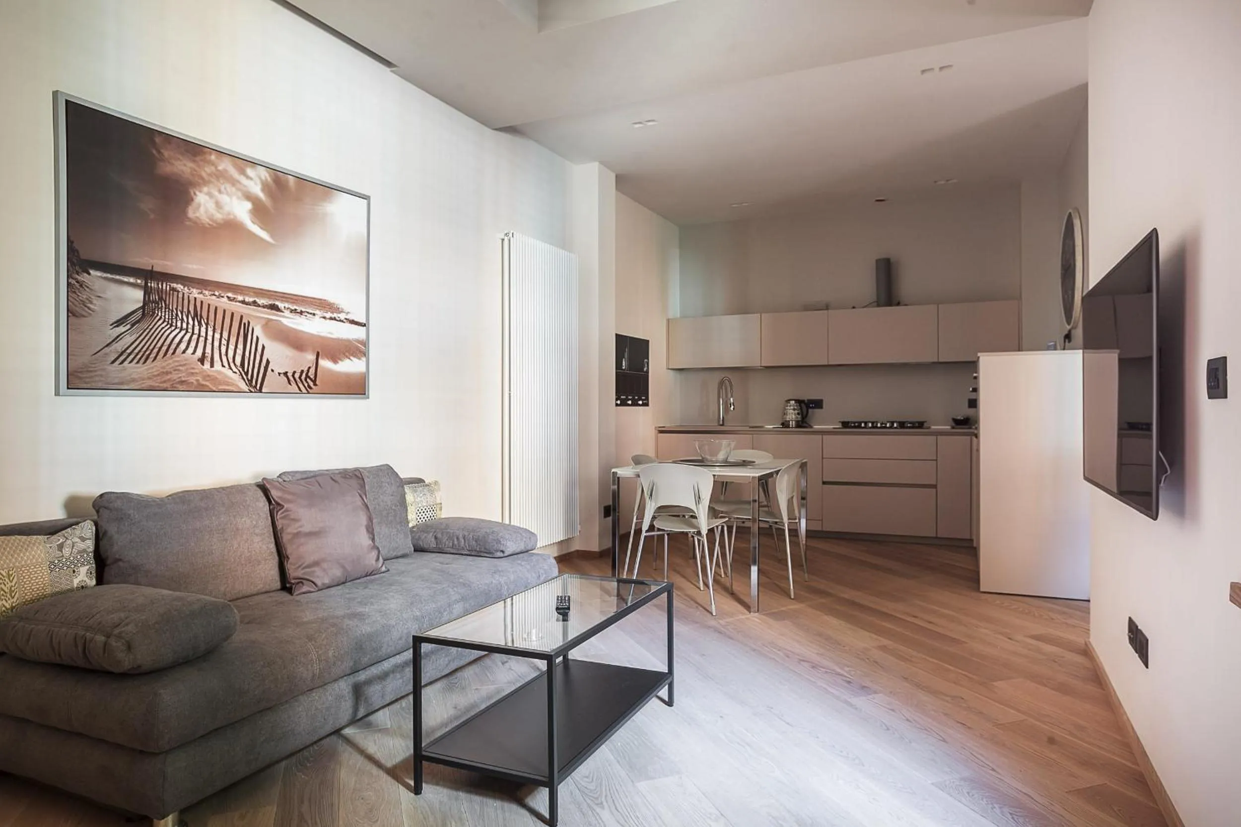 Kitchen or kitchenette in Residence Rizzoli-Suites Apartments
