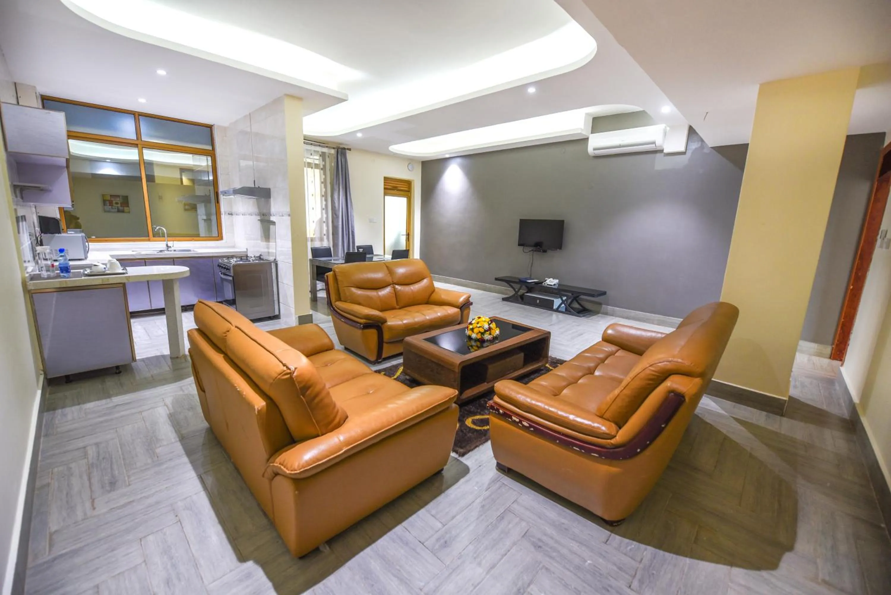 Living room in BMK House Apartments