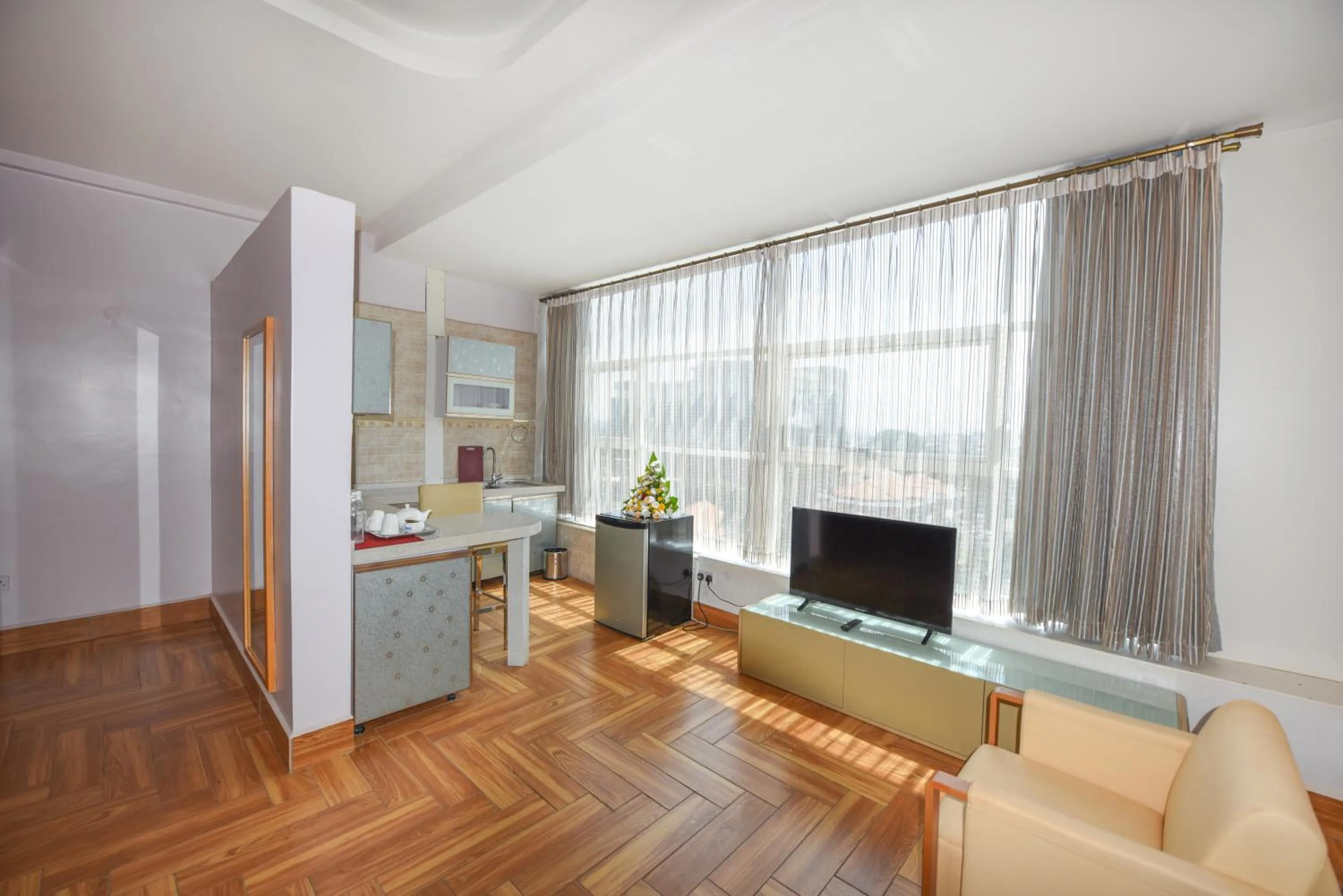 Kitchen or kitchenette in BMK House Apartments