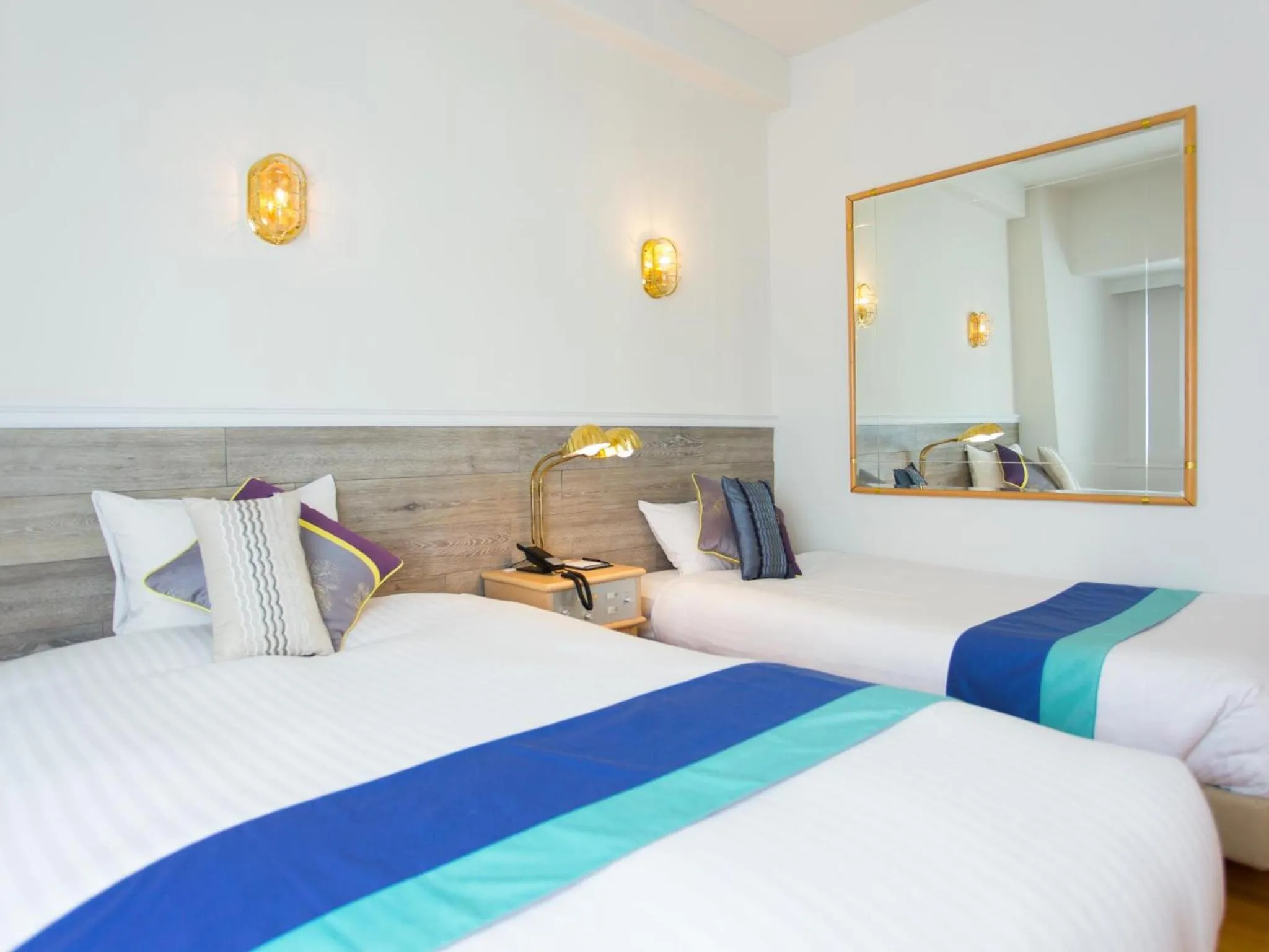 Photo of the whole room, Bed in Hotel AreaOne Sakaiminato Marina