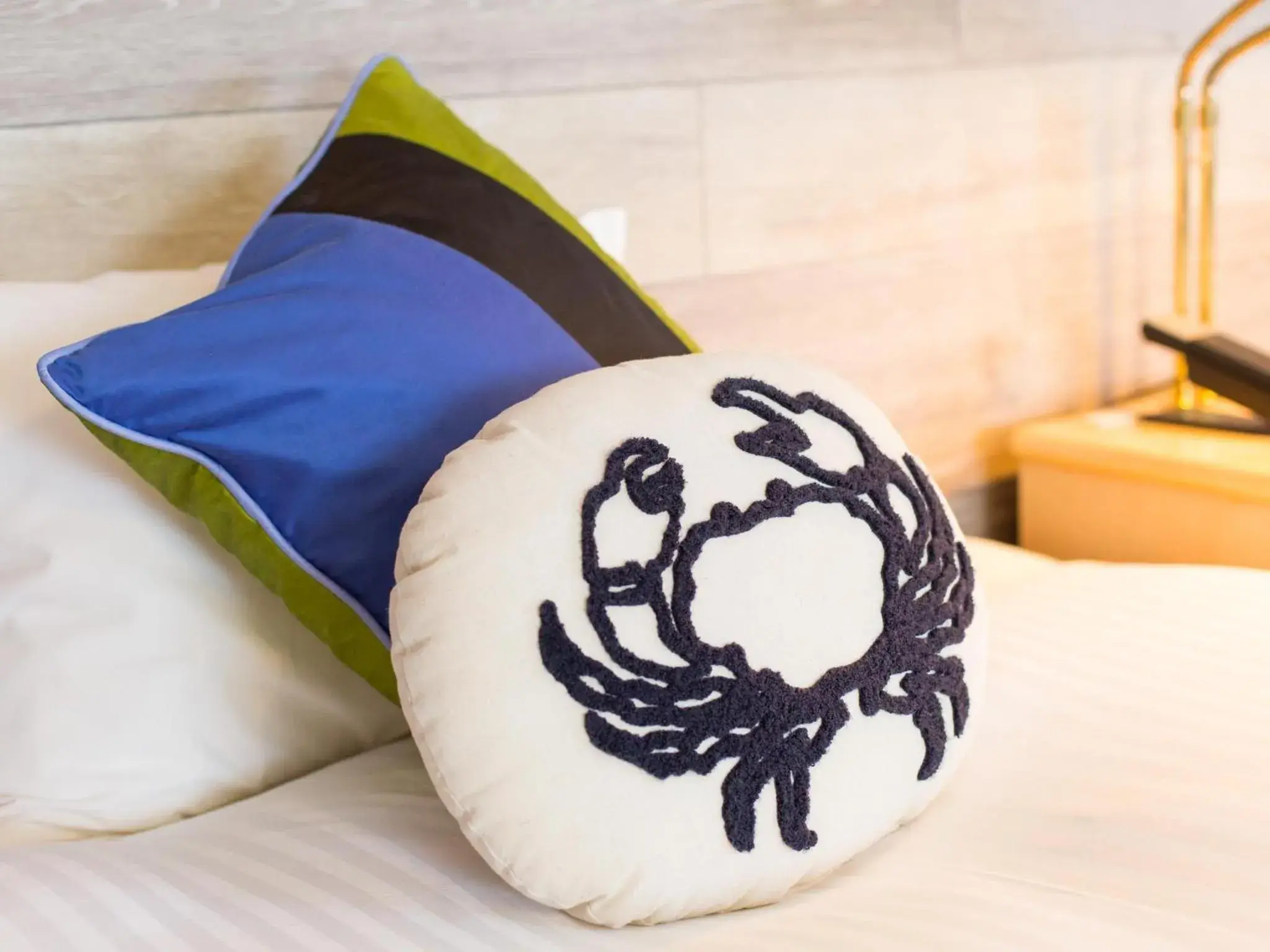 Decorative detail, Bed in Hotel AreaOne Sakaiminato Marina Decorative detail, Bed in Hotel AreaOne Sakaiminato Marina