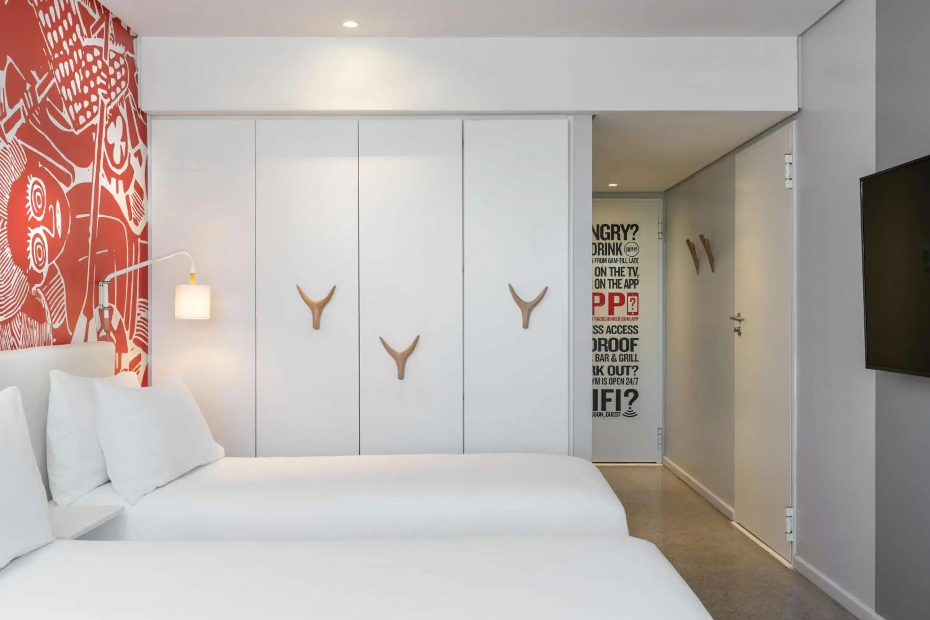 Bedroom, Bed in Radisson RED Hotel V&A Waterfront Cape Town Bedroom, Bed in Radisson RED Hotel V&A Waterfront Cape Town