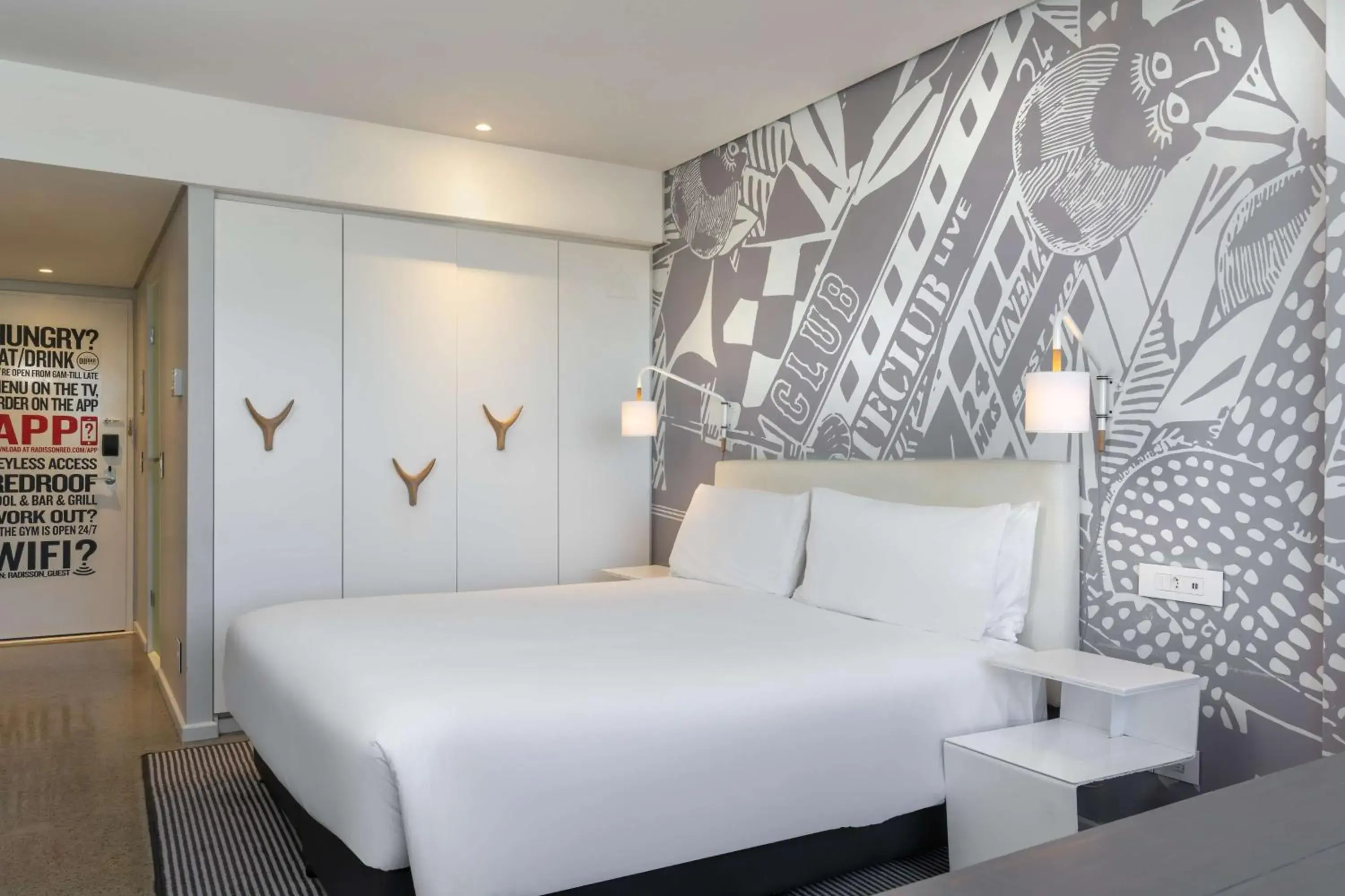 Bedroom, Bed in Radisson RED Hotel V&A Waterfront Cape Town Bedroom, Bed in Radisson RED Hotel V&A Waterfront Cape Town