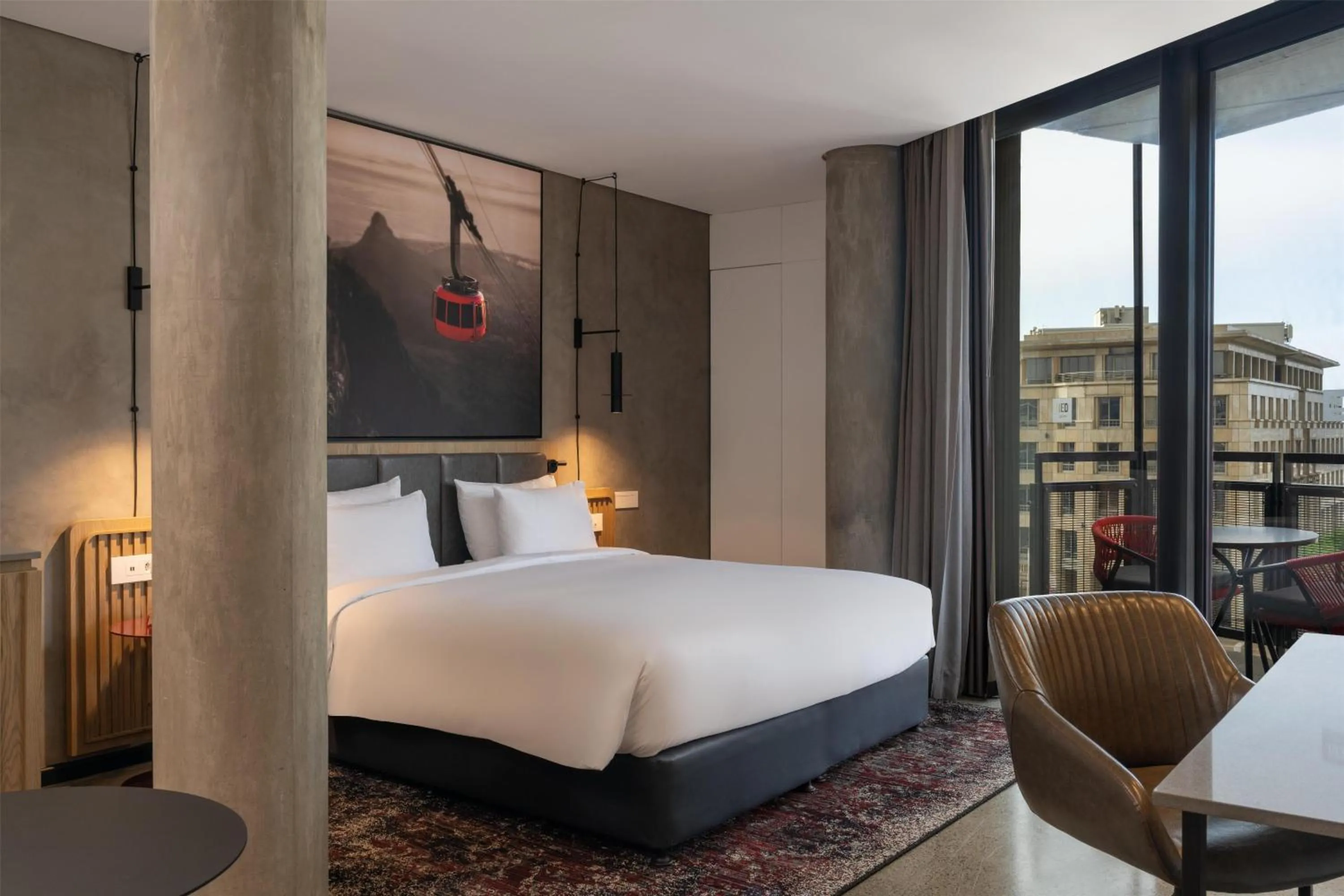 Bed in Radisson RED Hotel V&A Waterfront Cape Town