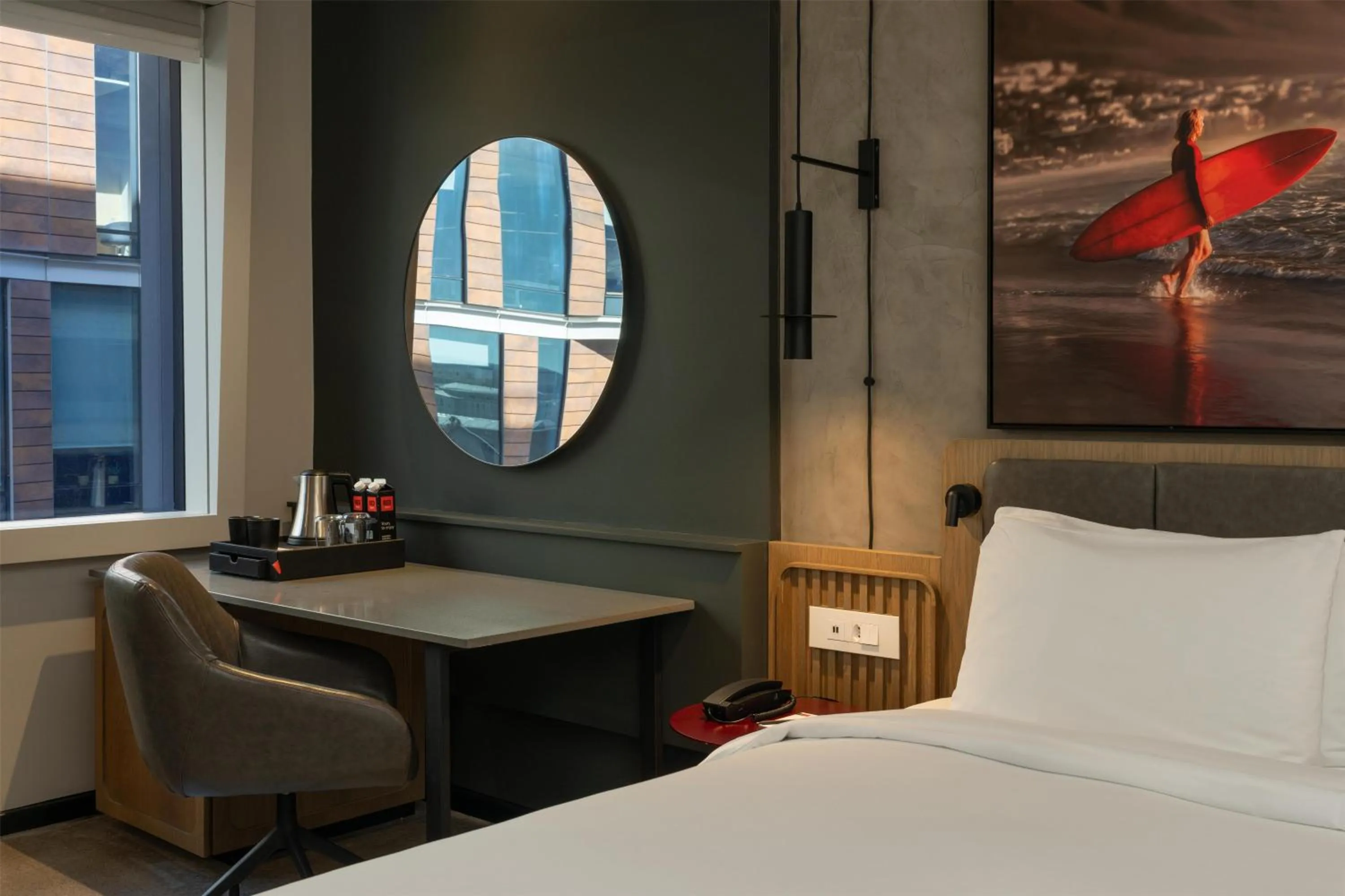 Bedroom, Bed in Radisson RED Hotel V&A Waterfront Cape Town