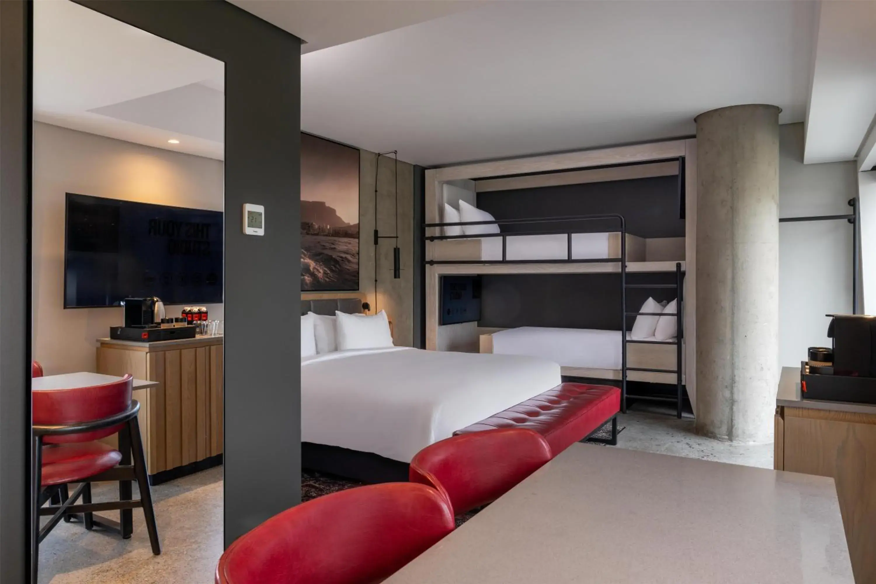 Bedroom, Bed in Radisson RED Hotel V&A Waterfront Cape Town Bedroom, Bed in Radisson RED Hotel V&A Waterfront Cape Town