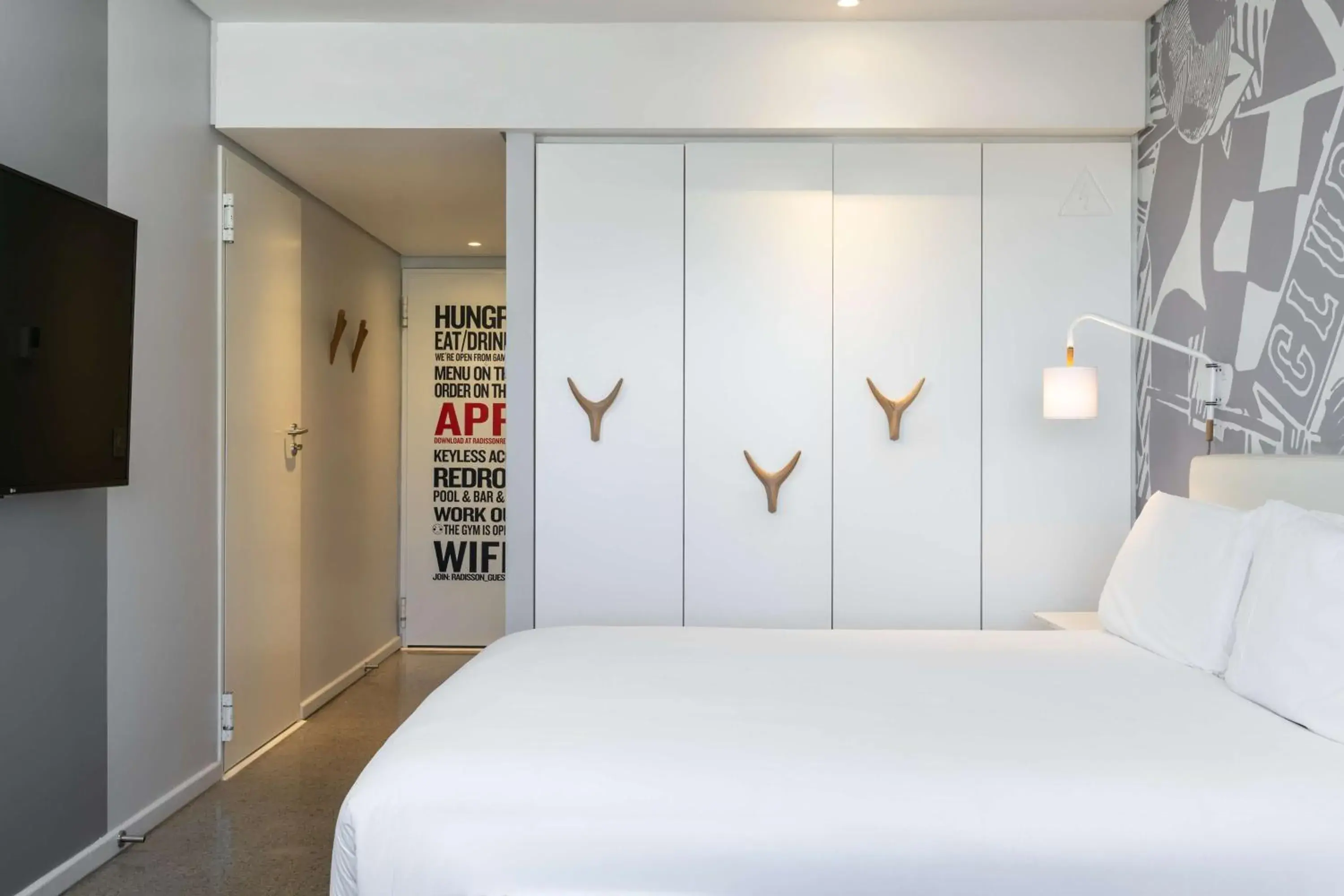 Bedroom, Bed in Radisson RED Hotel V&A Waterfront Cape Town Bedroom, Bed in Radisson RED Hotel V&A Waterfront Cape Town