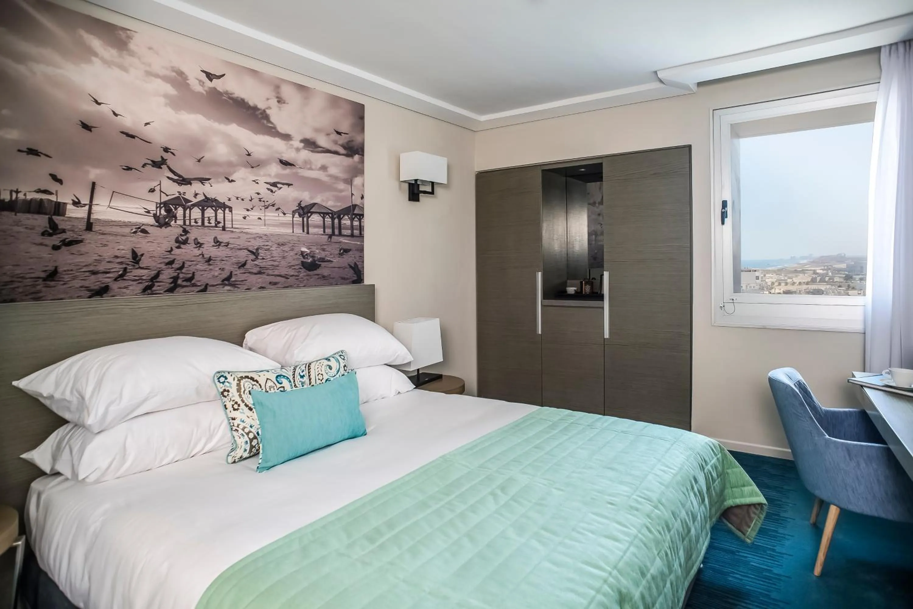 Bed in Tal By The Beach - An Atlas Boutique Hotel