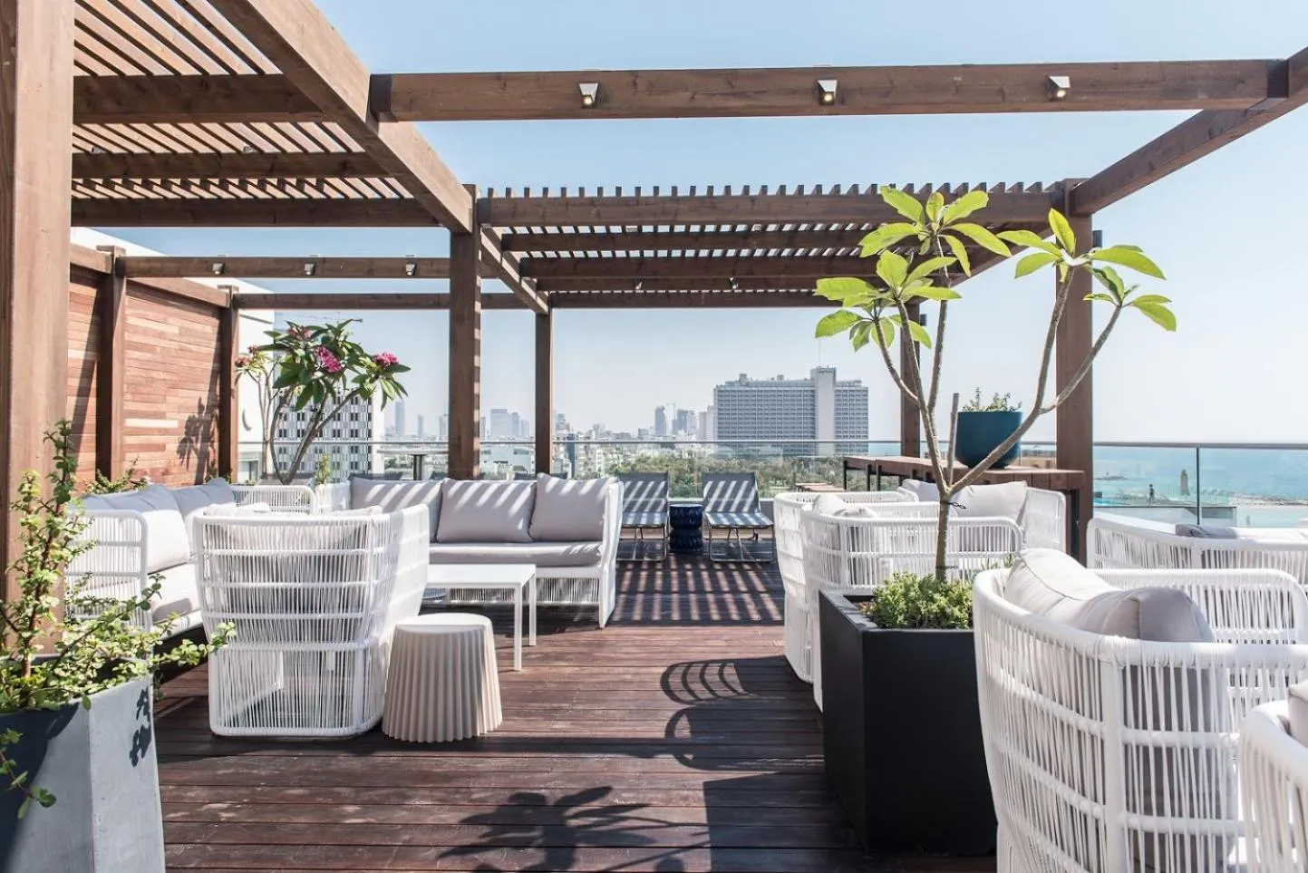 Patio in Tal By The Beach - An Atlas Boutique Hotel