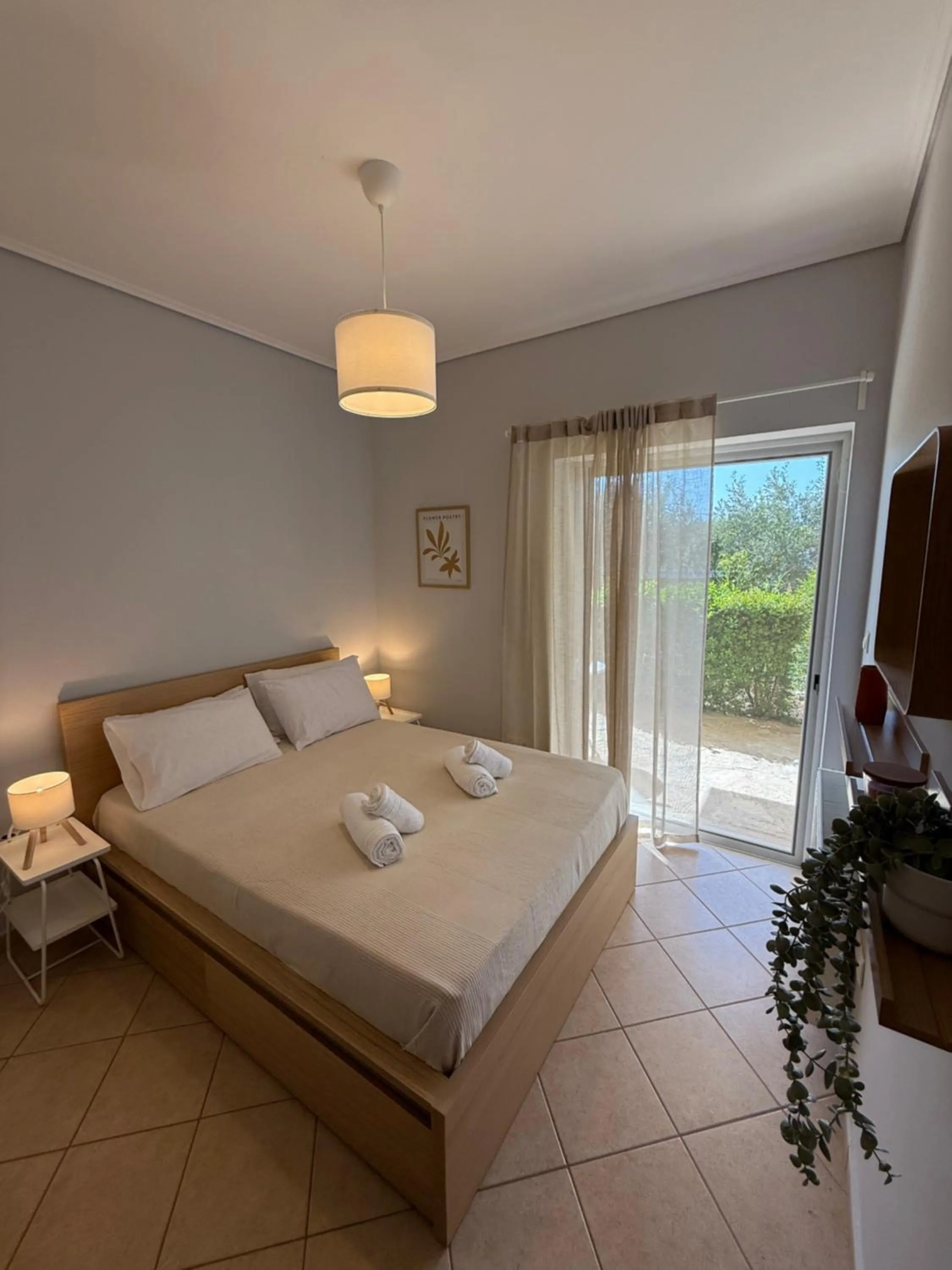 Bed in Anavyssos Garden House