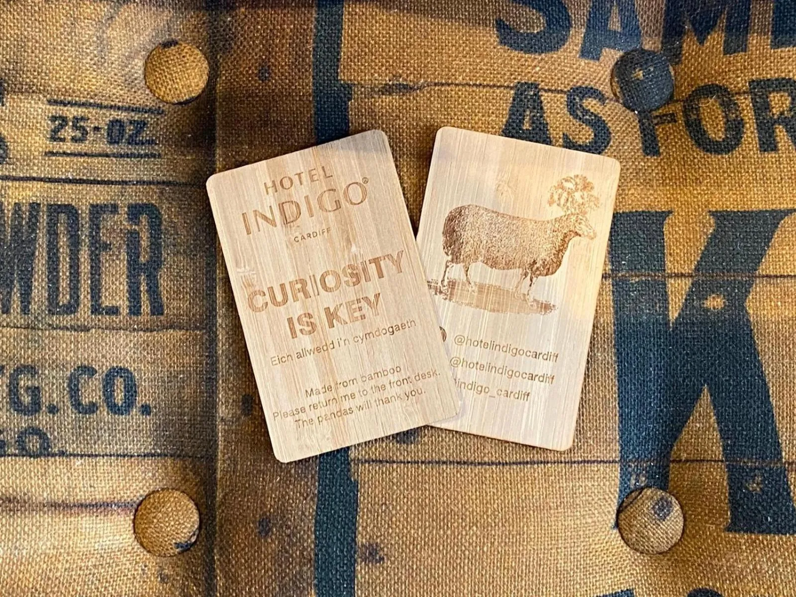 Decorative detail in Hotel Indigo - Cardiff by IHG