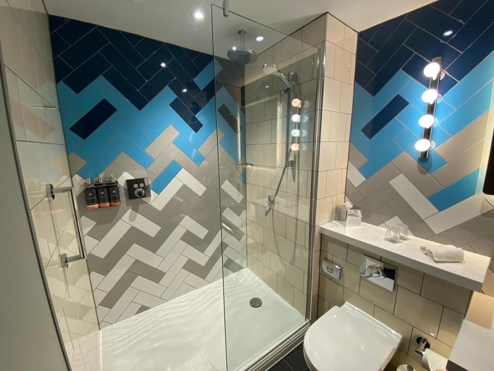Shower in Hotel Indigo - Cardiff by IHG