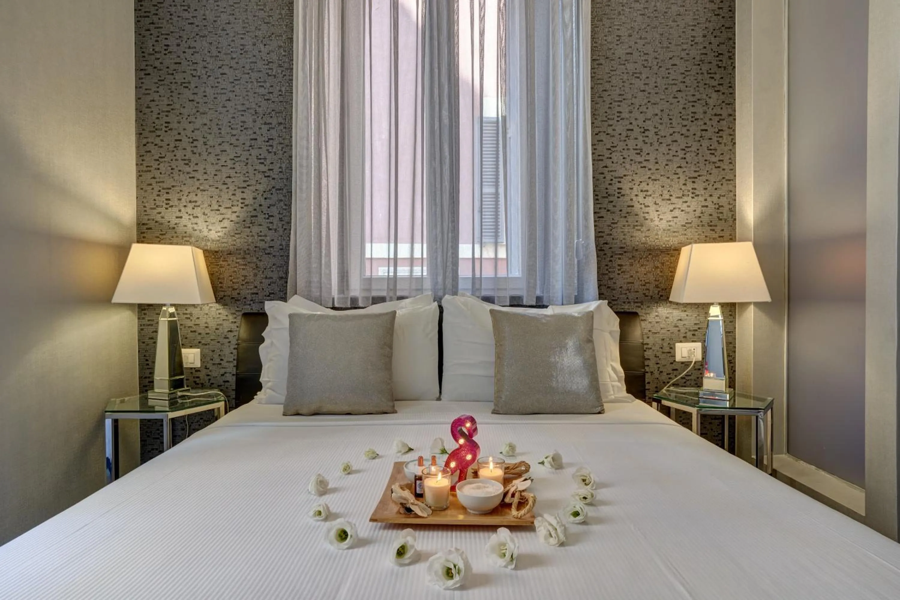 Decorative detail, Bed in Spagna Boutique