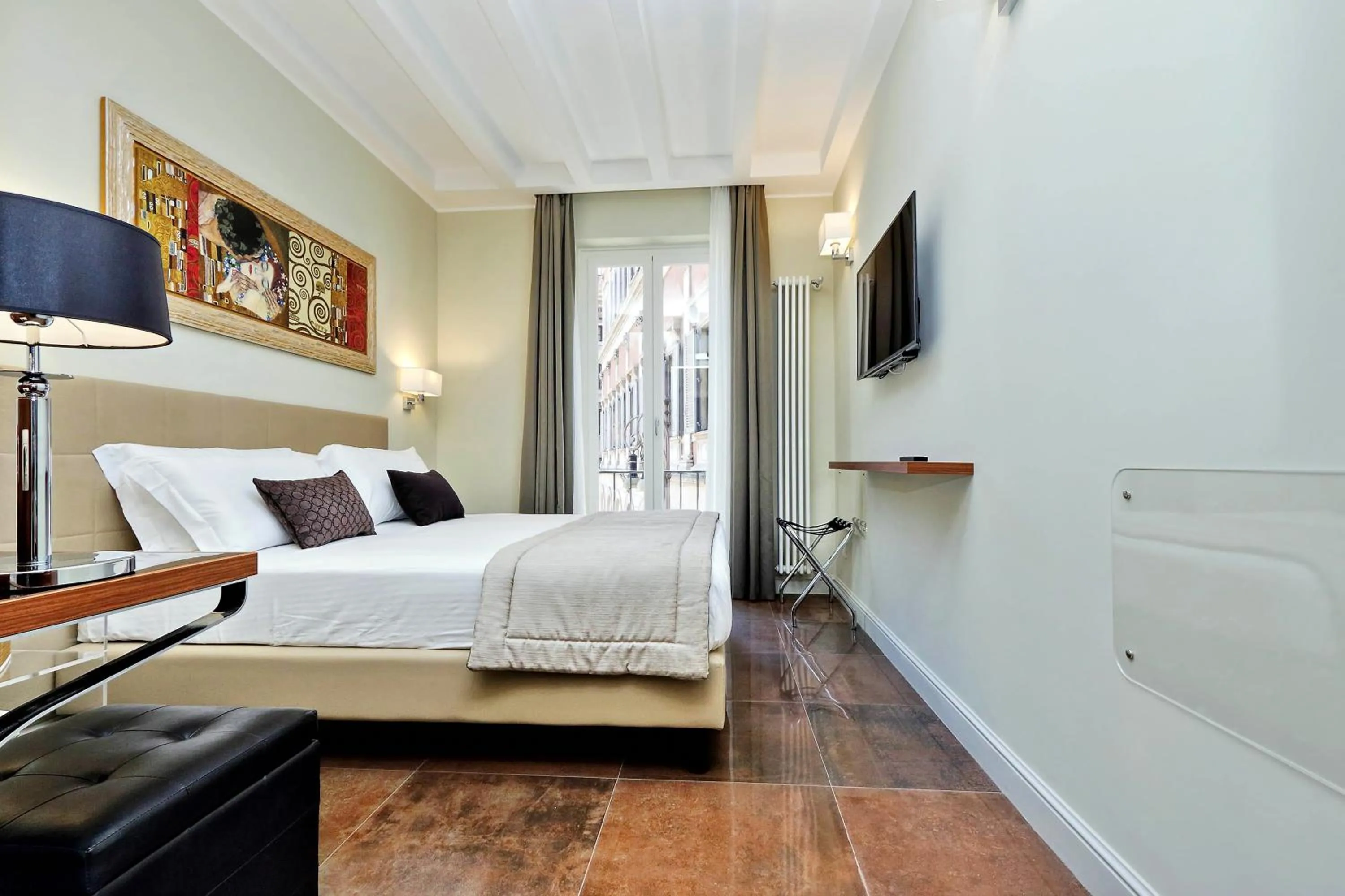 Bedroom, Bed in Piazza Venezia Grand Suite