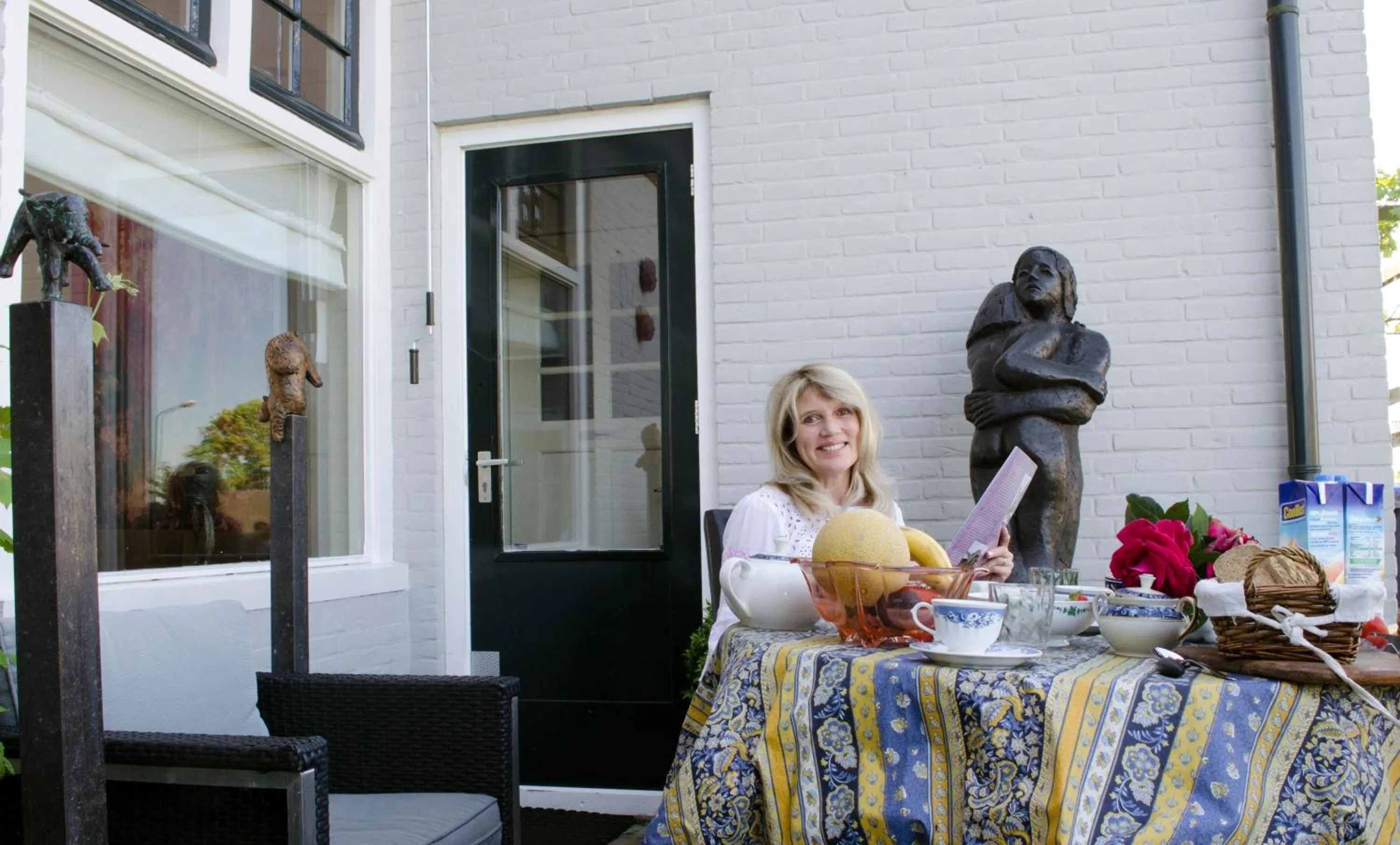 Patio in Art+bed and breakfast