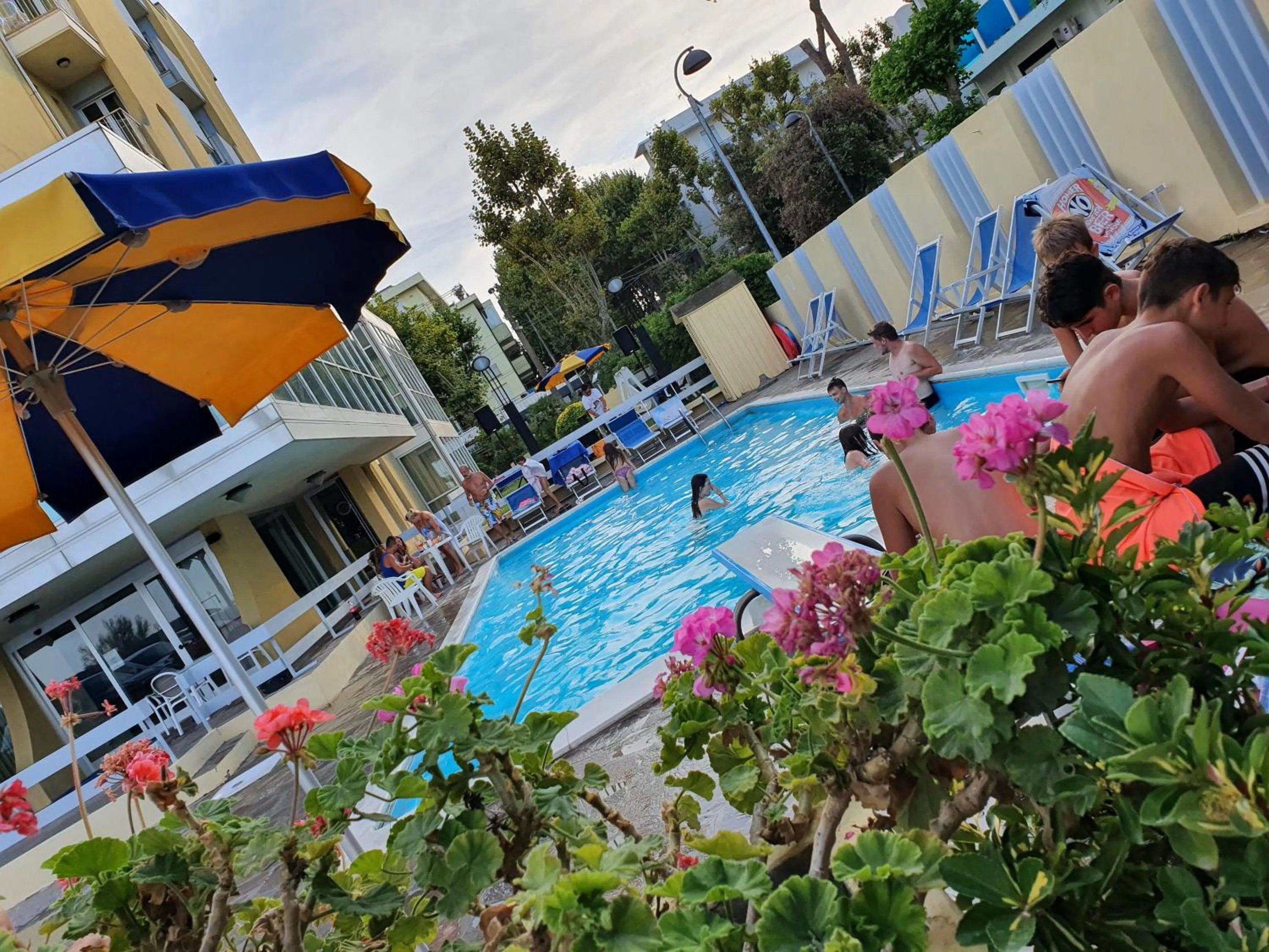 Swimming pool in Hotel Tilmar