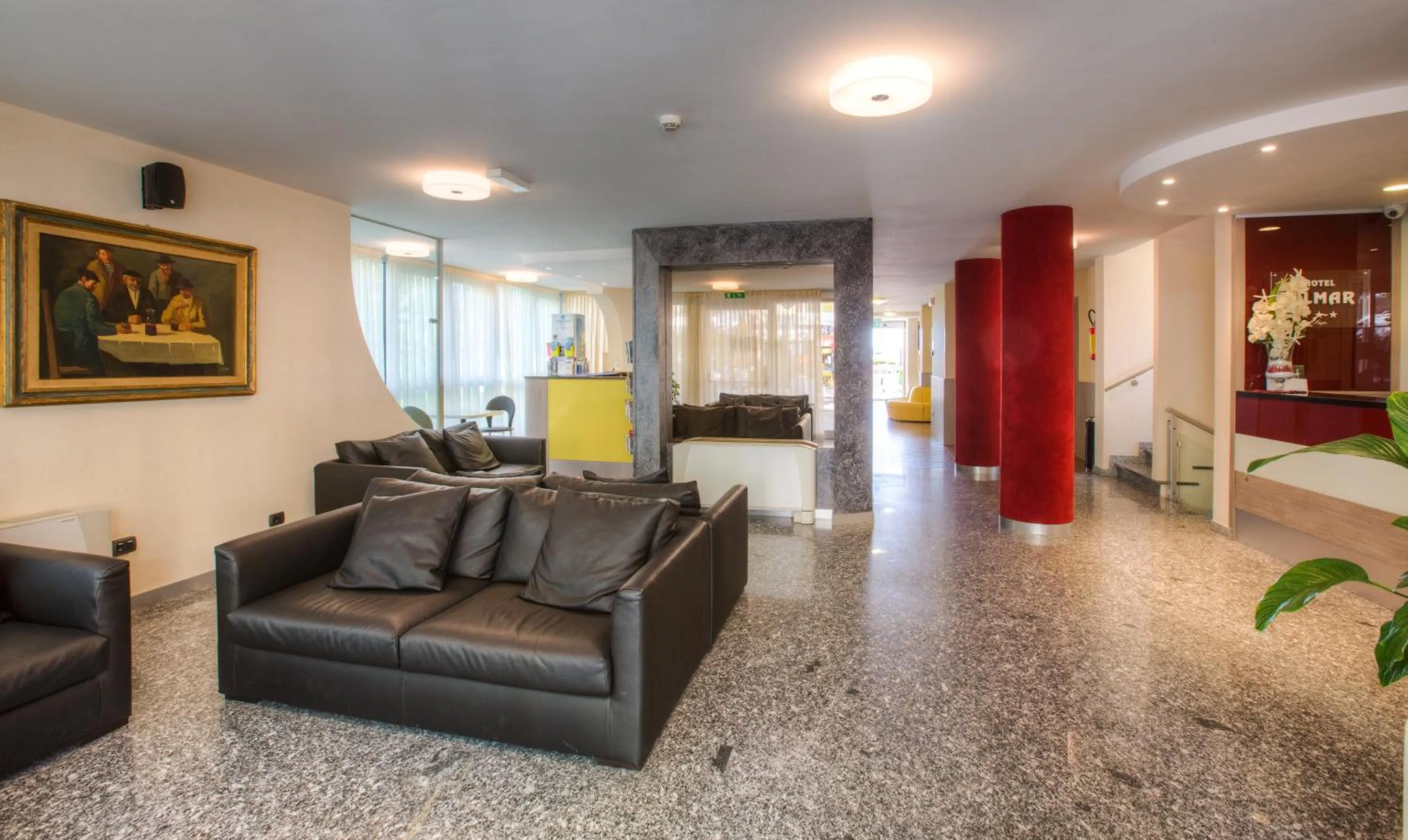 Lobby or reception in Hotel Tilmar