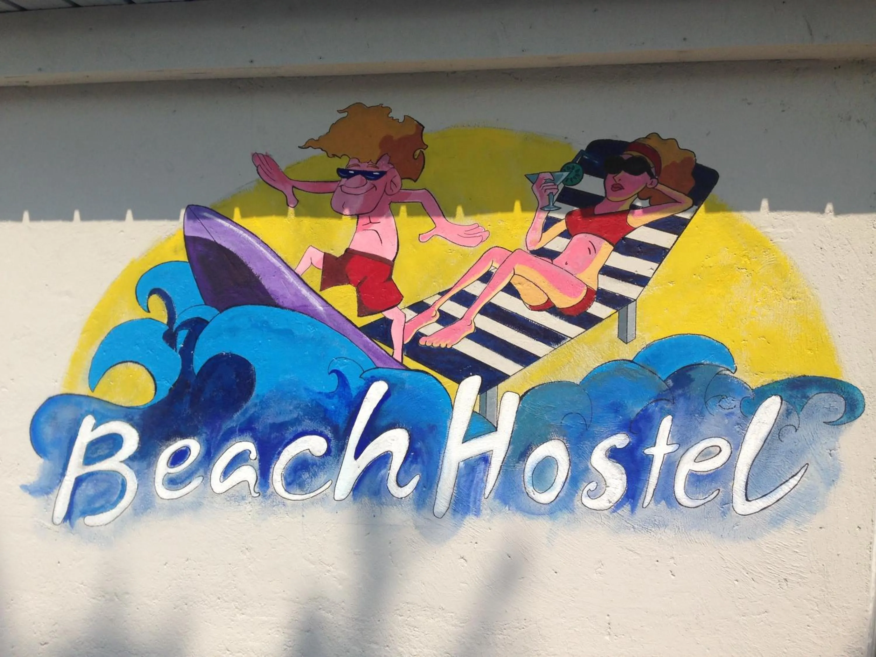 Area and facilities in Lake Garda Beach Hostel