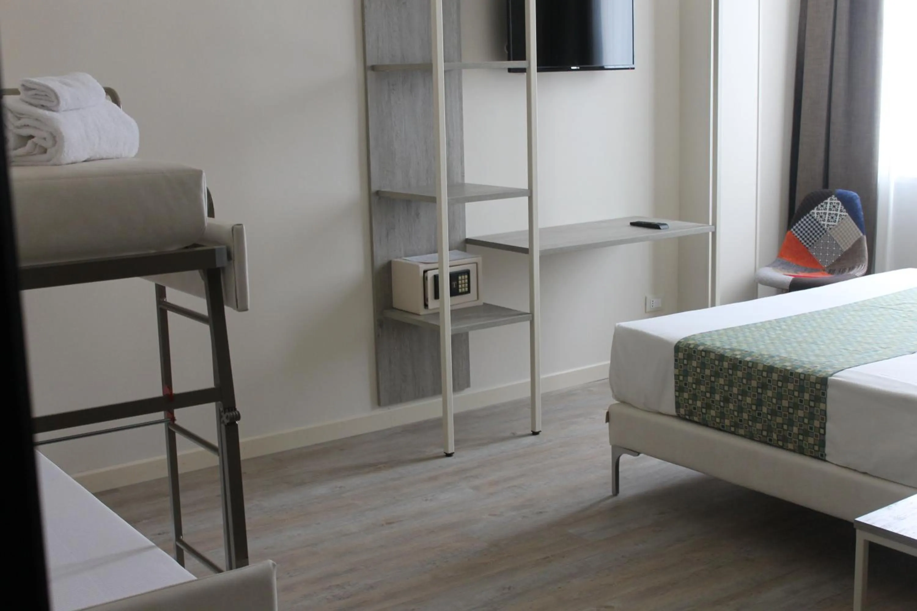 bunk bed in Lake Garda Beach Hostel