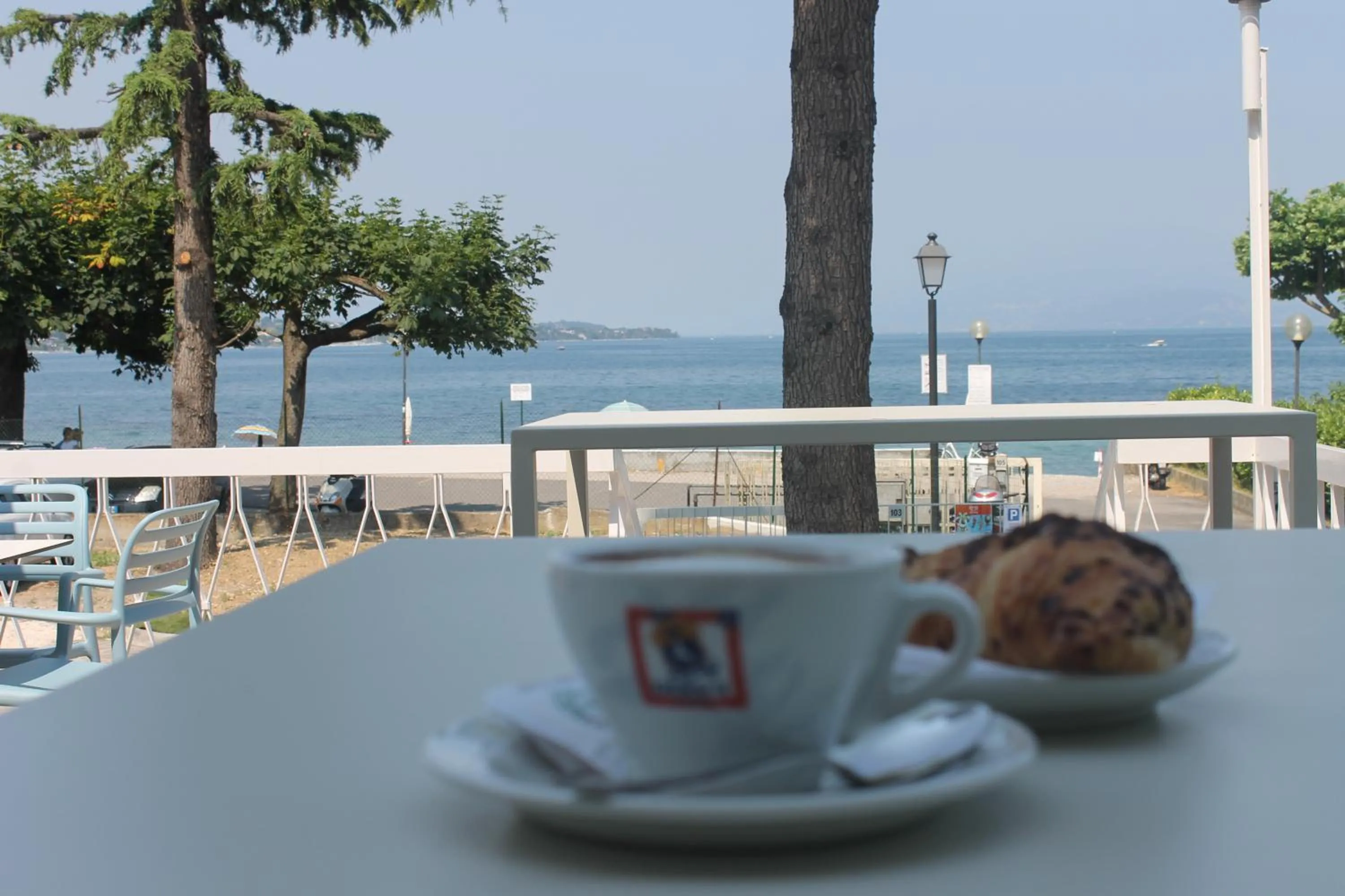 Italian breakfast in Lake Garda Beach Hostel