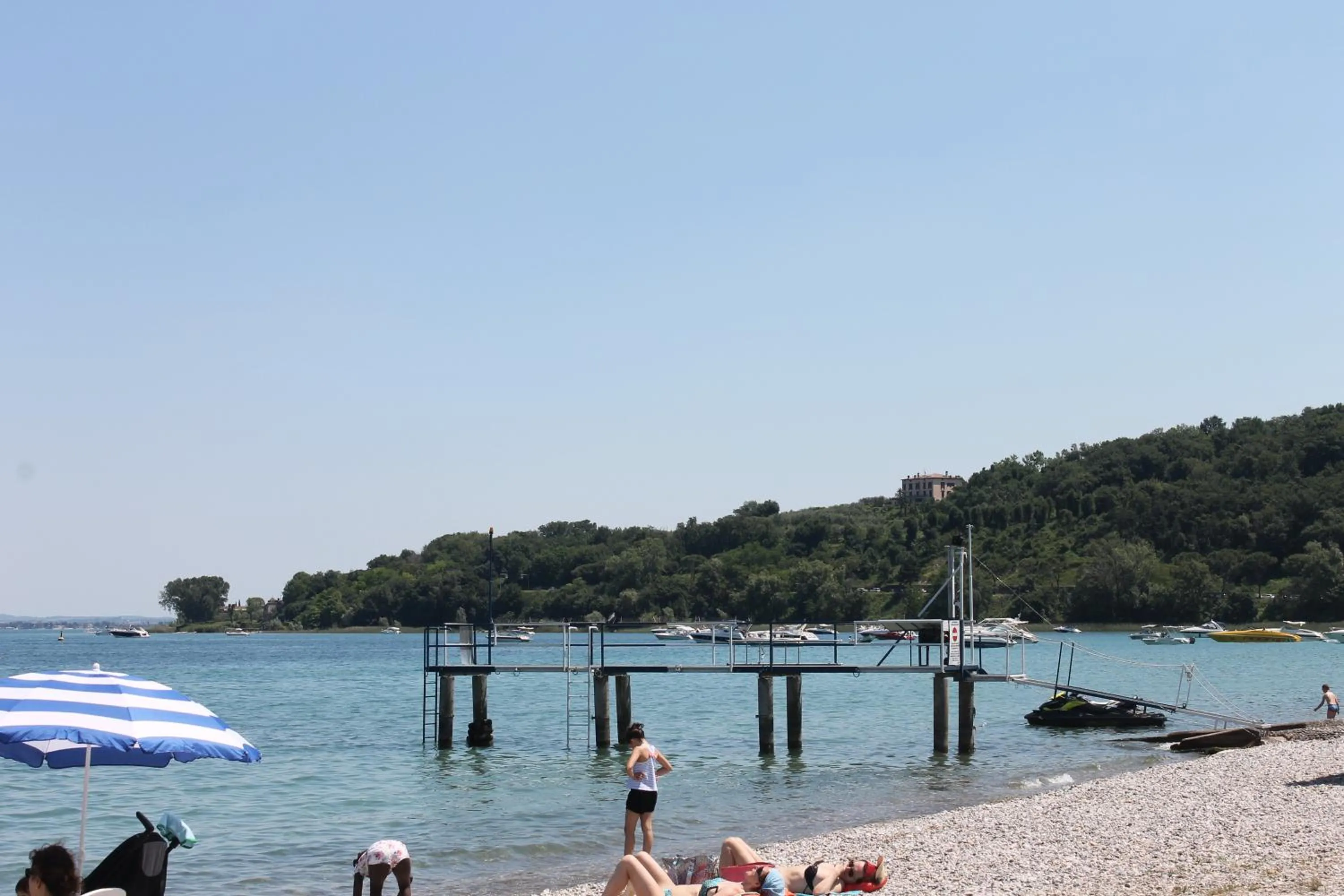 Beach in Lake Garda Beach Hostel