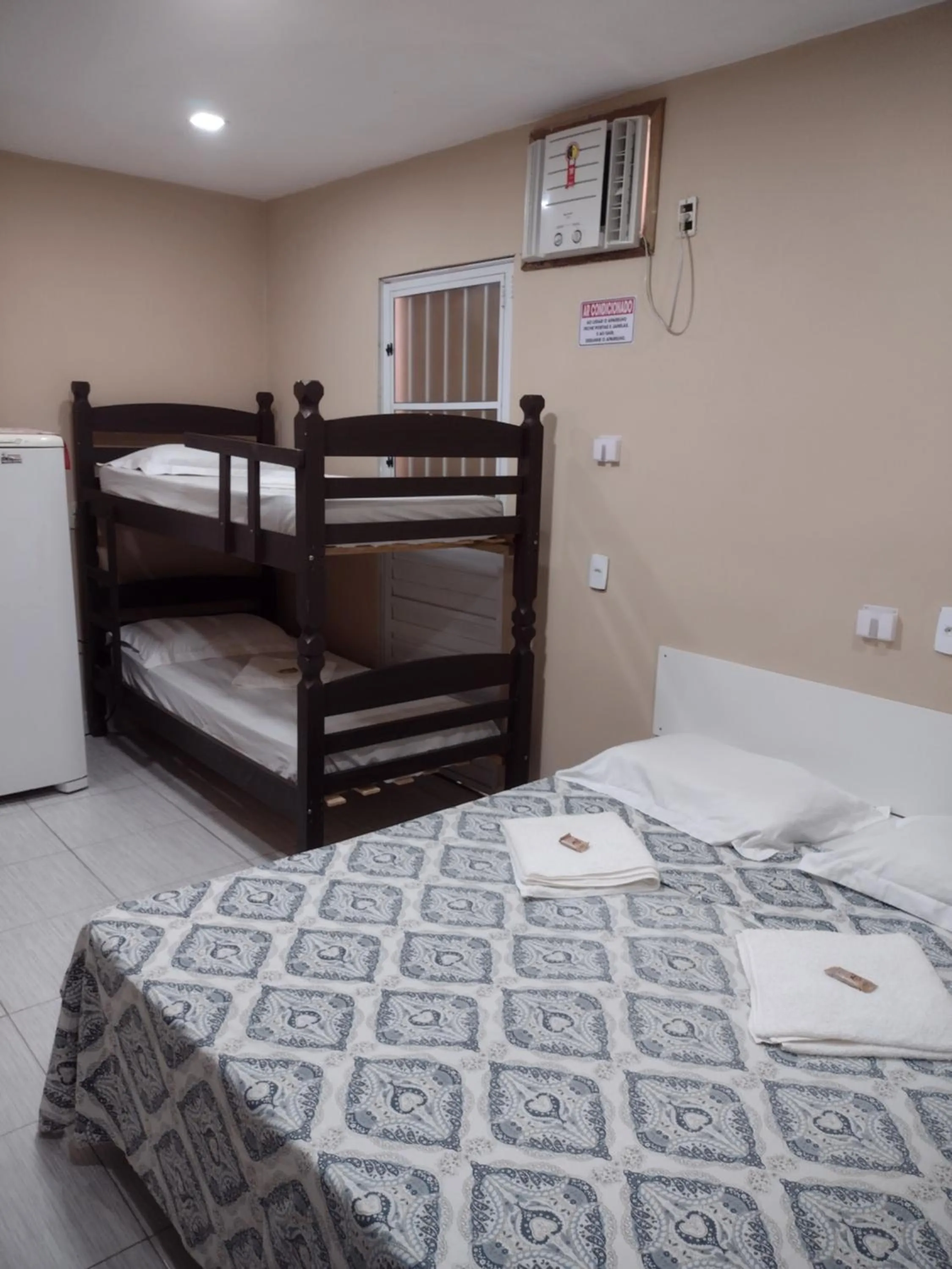 Bed in Pousada Village Rio Centro