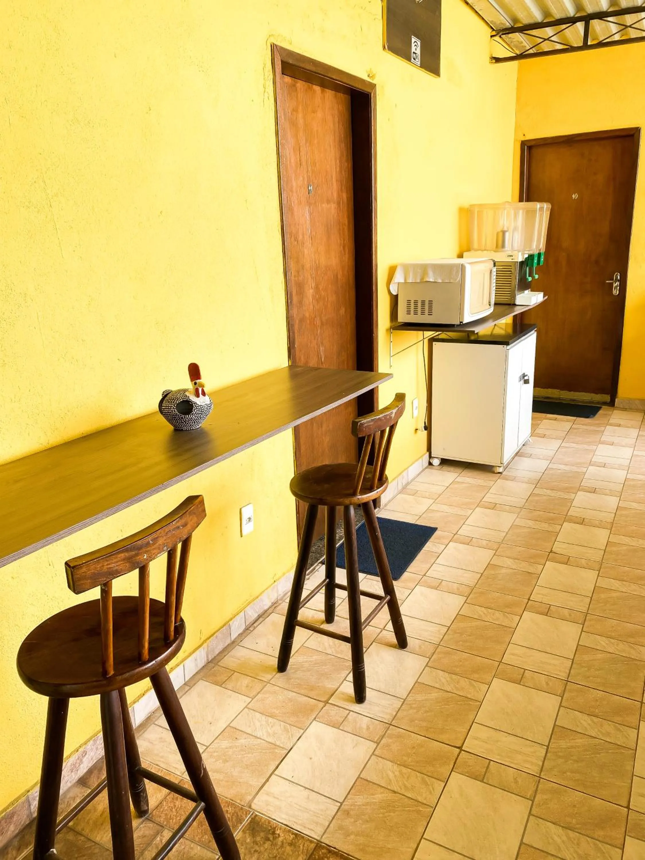 Kitchen or kitchenette in Pousada Village Rio Centro