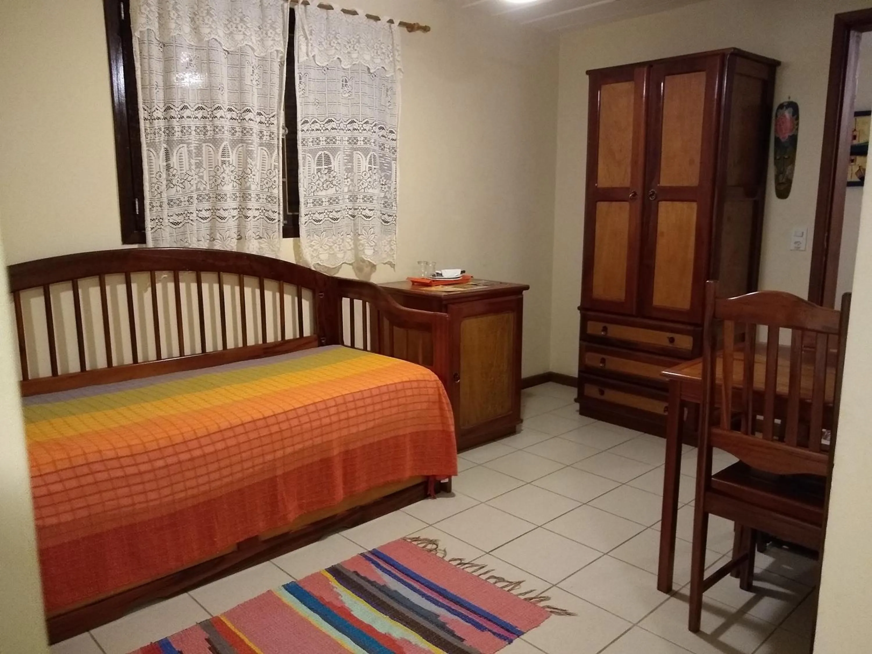 Bed in Pousada Castelinho