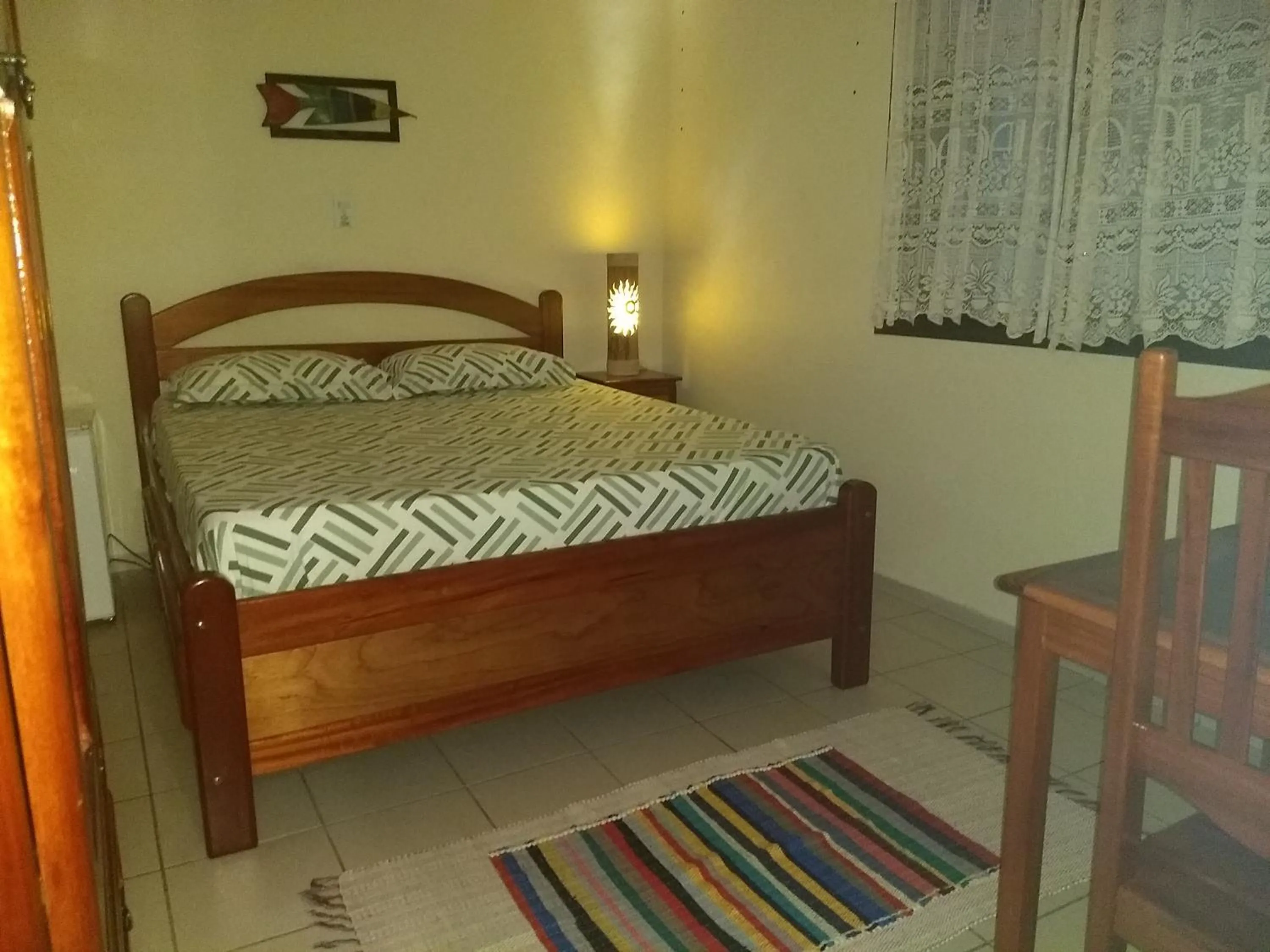Bed in Pousada Castelinho