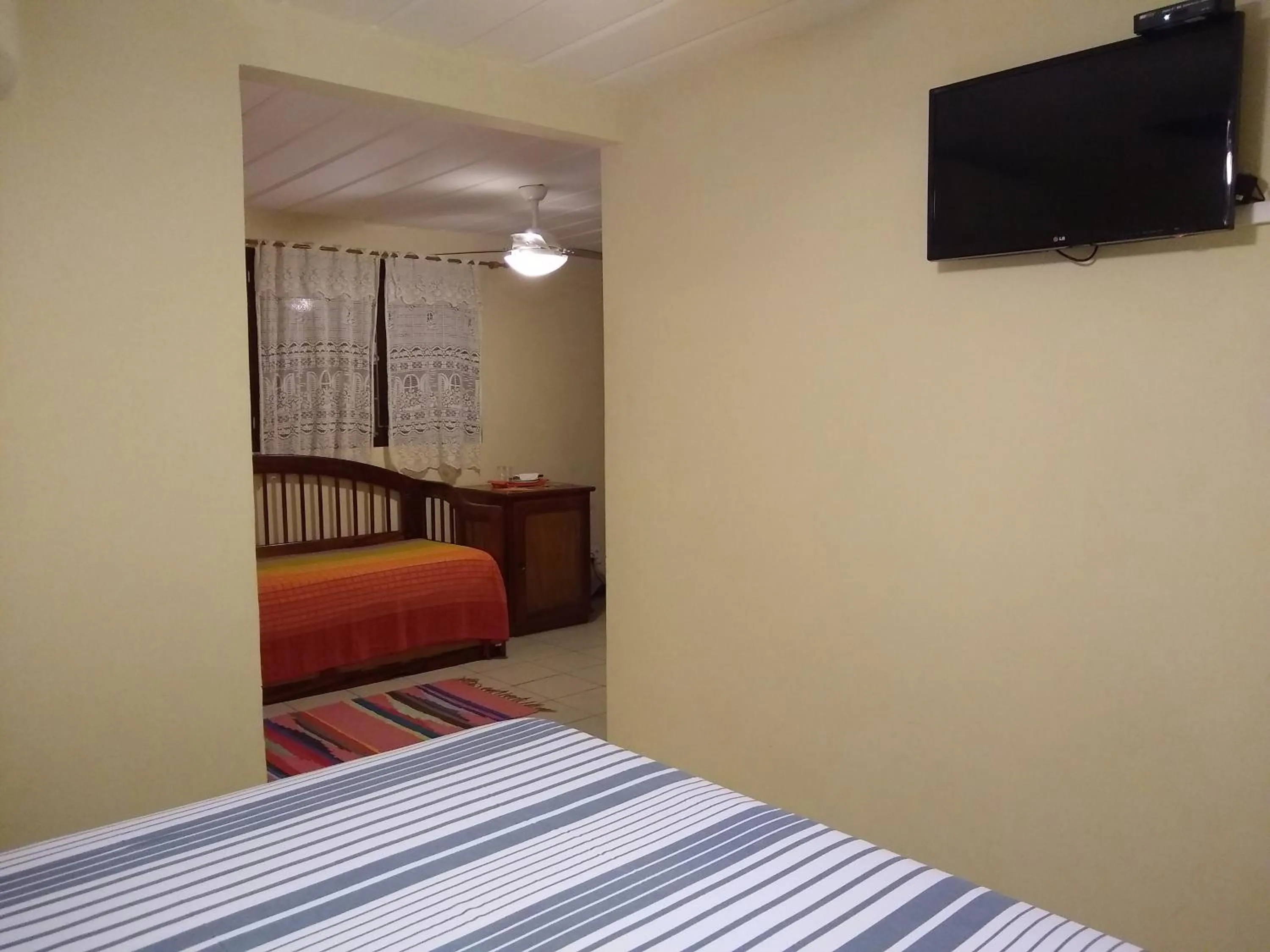 Bed in Pousada Castelinho