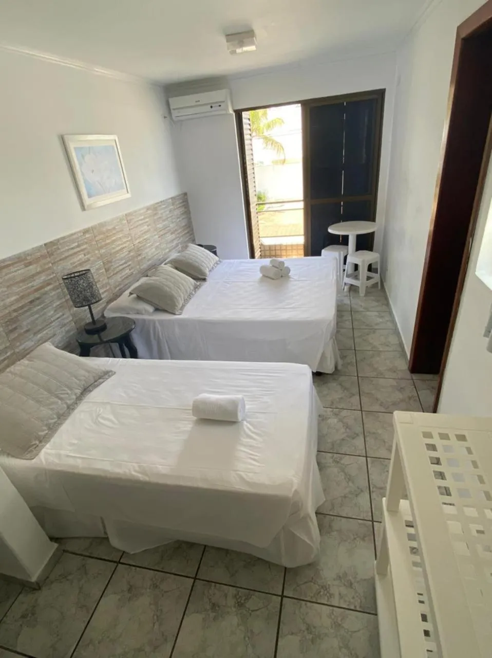 Bed in Hotel Nautico