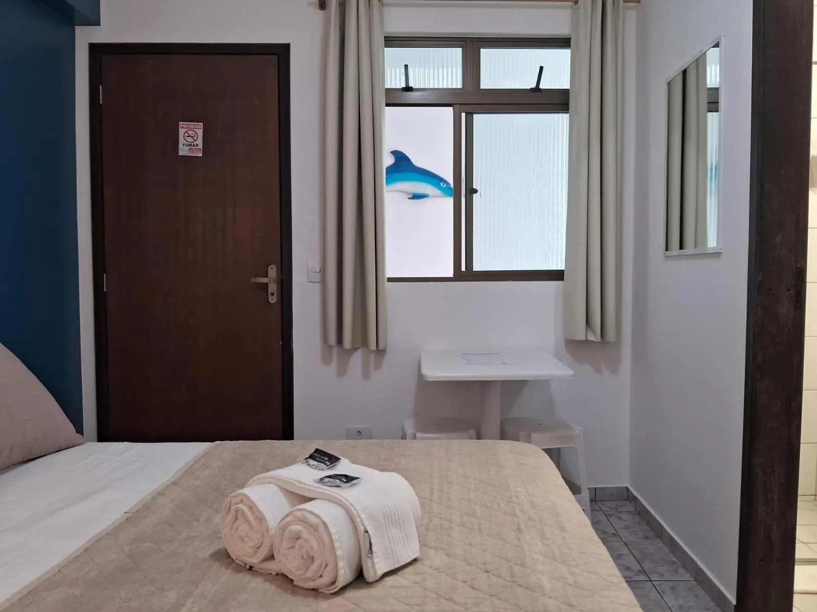 Bed in Hotel Nautico