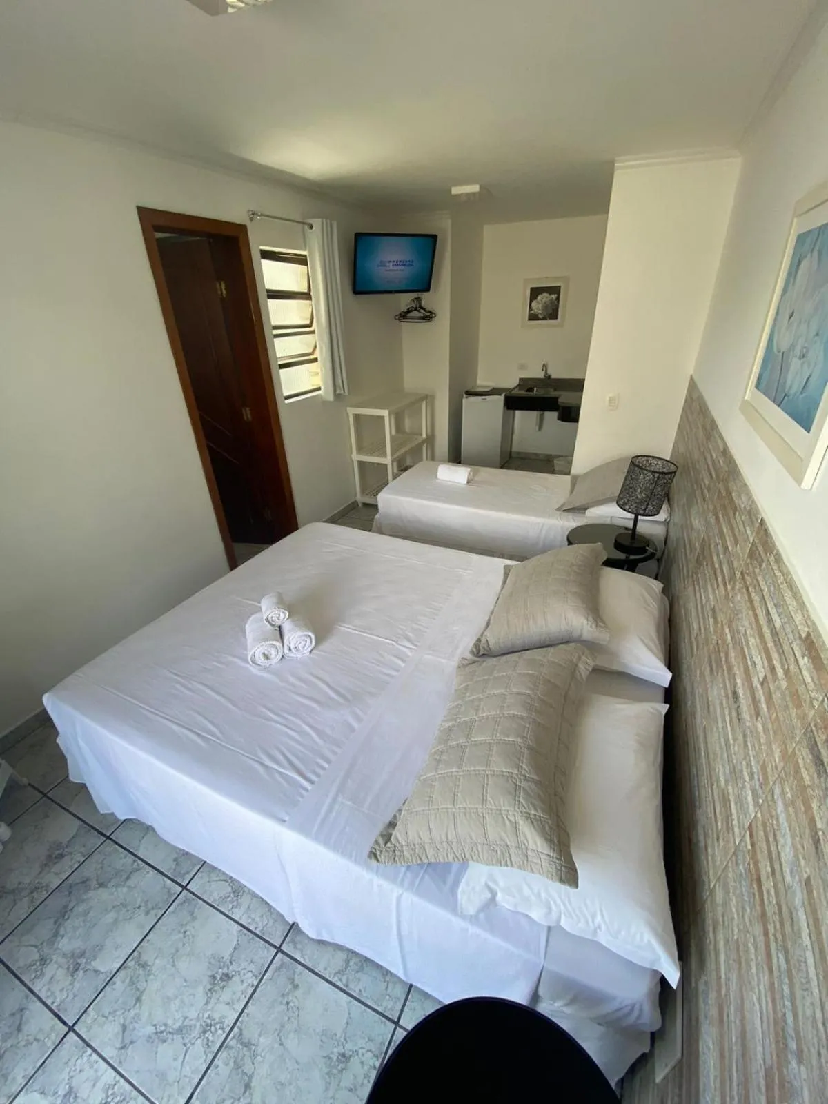 Bed in Hotel Nautico