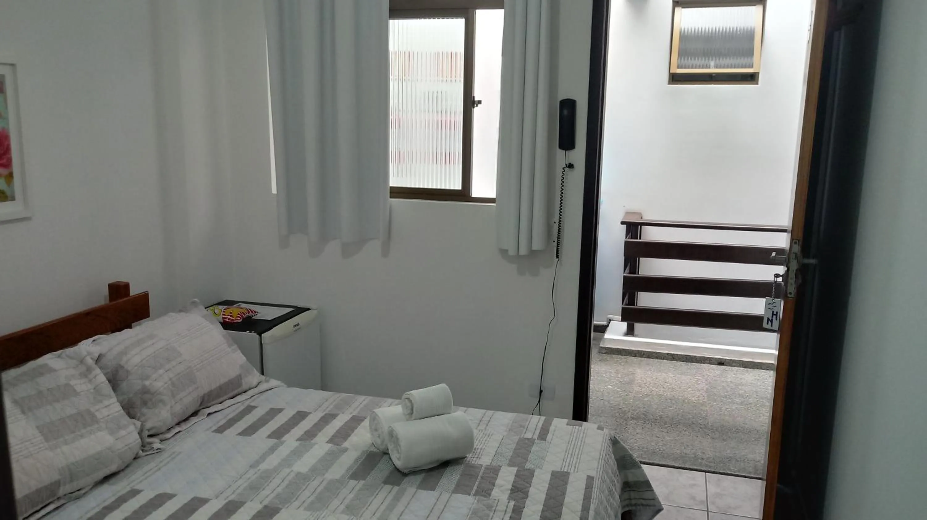 Bed in Hotel Nautico