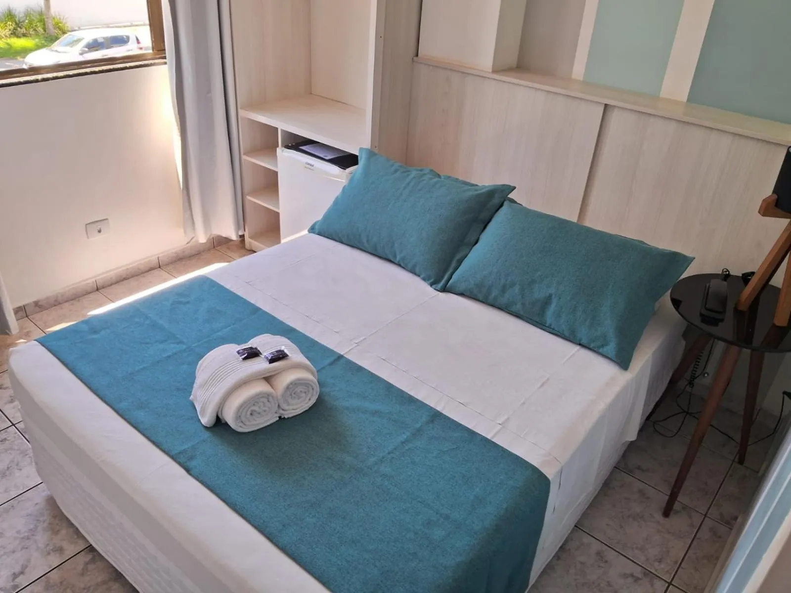 Bed in Hotel Nautico