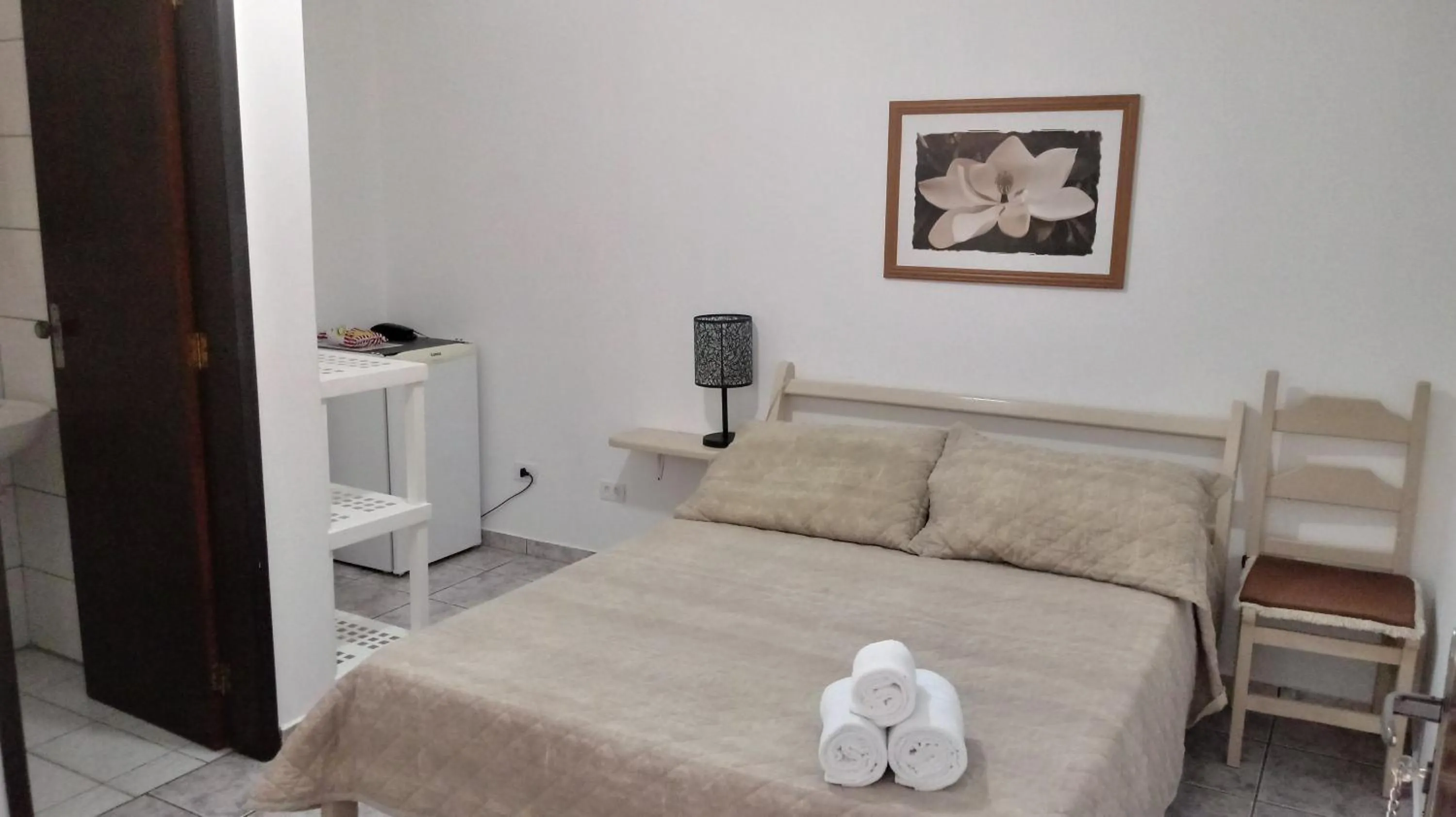 Bed in Hotel Nautico