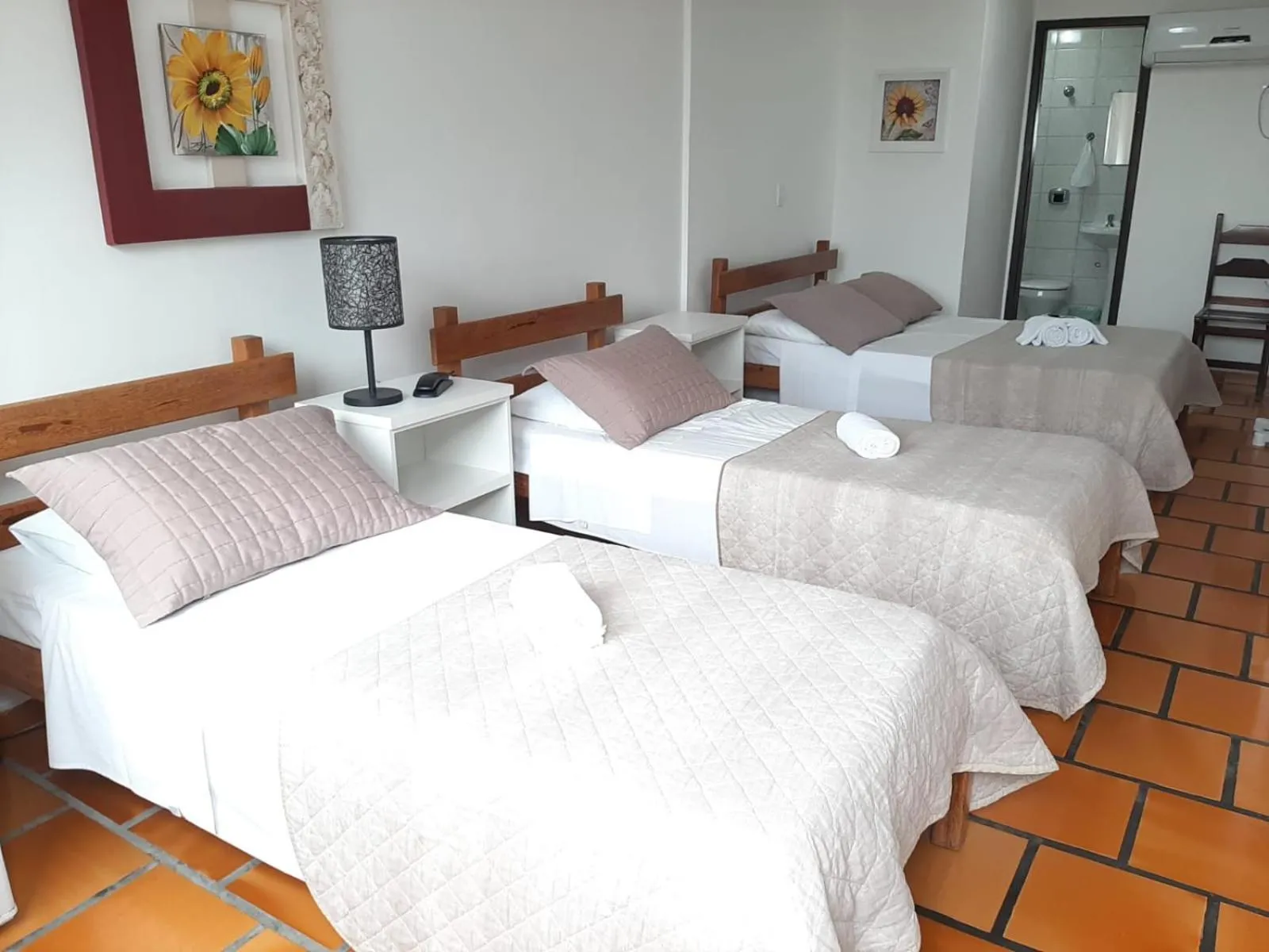 Bed in Hotel Nautico