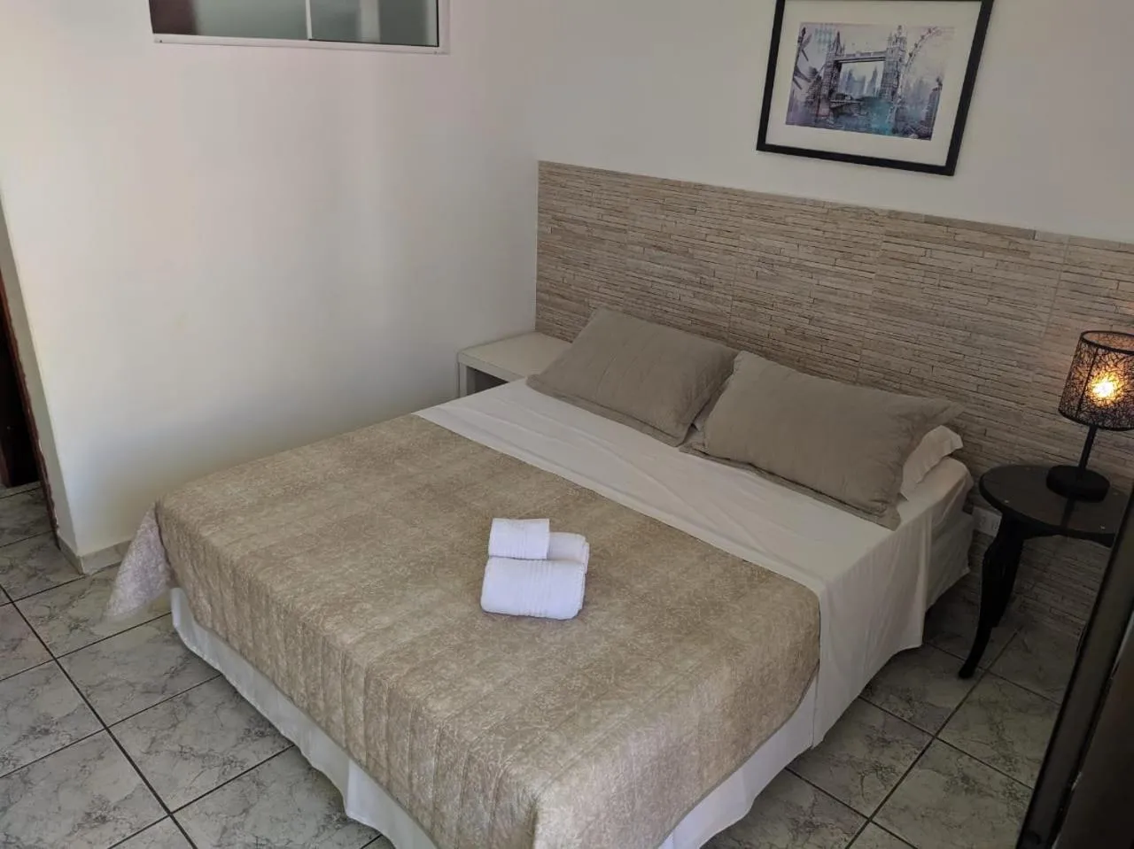 Bed in Hotel Nautico