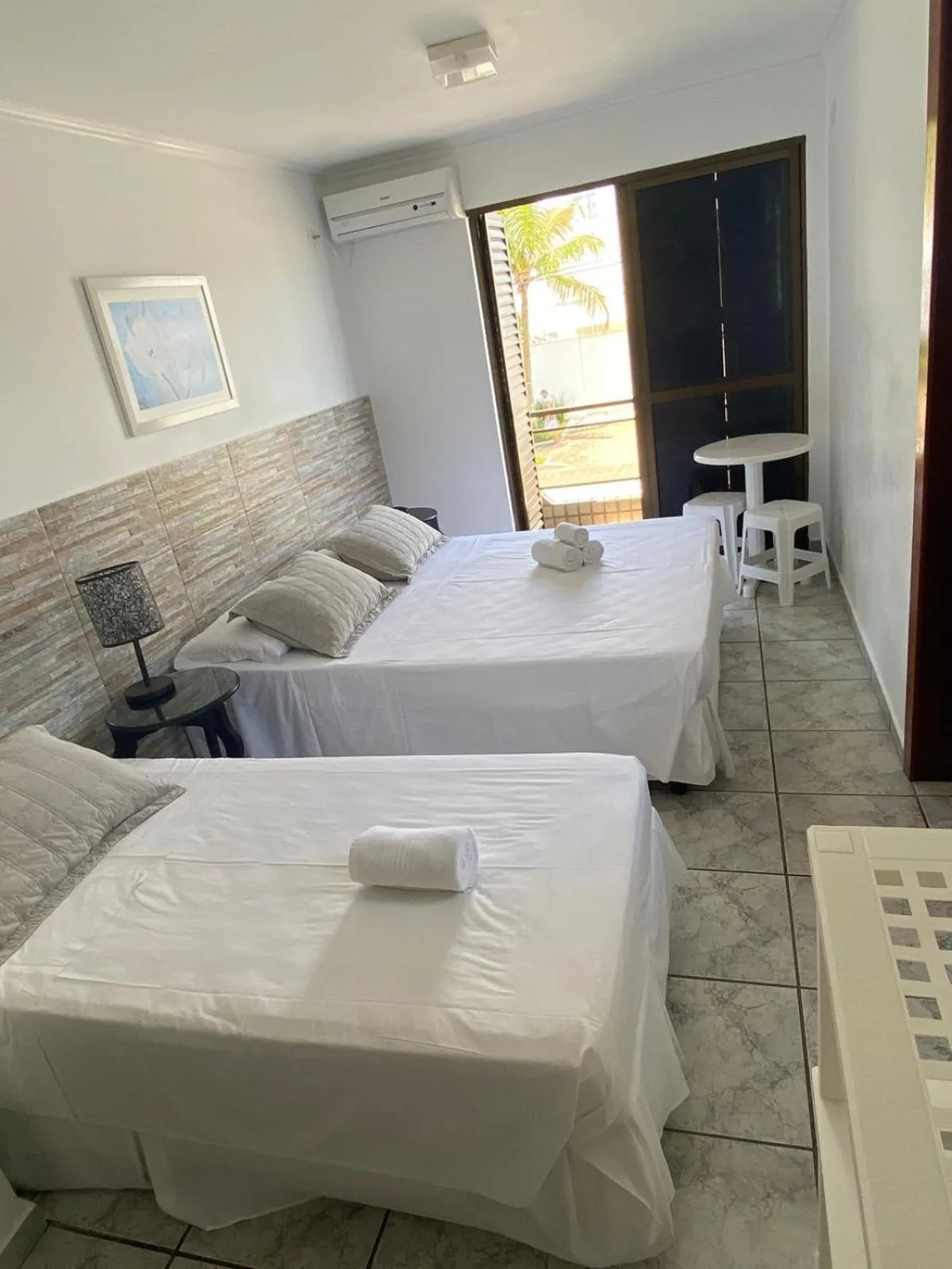 Bed in Hotel Nautico