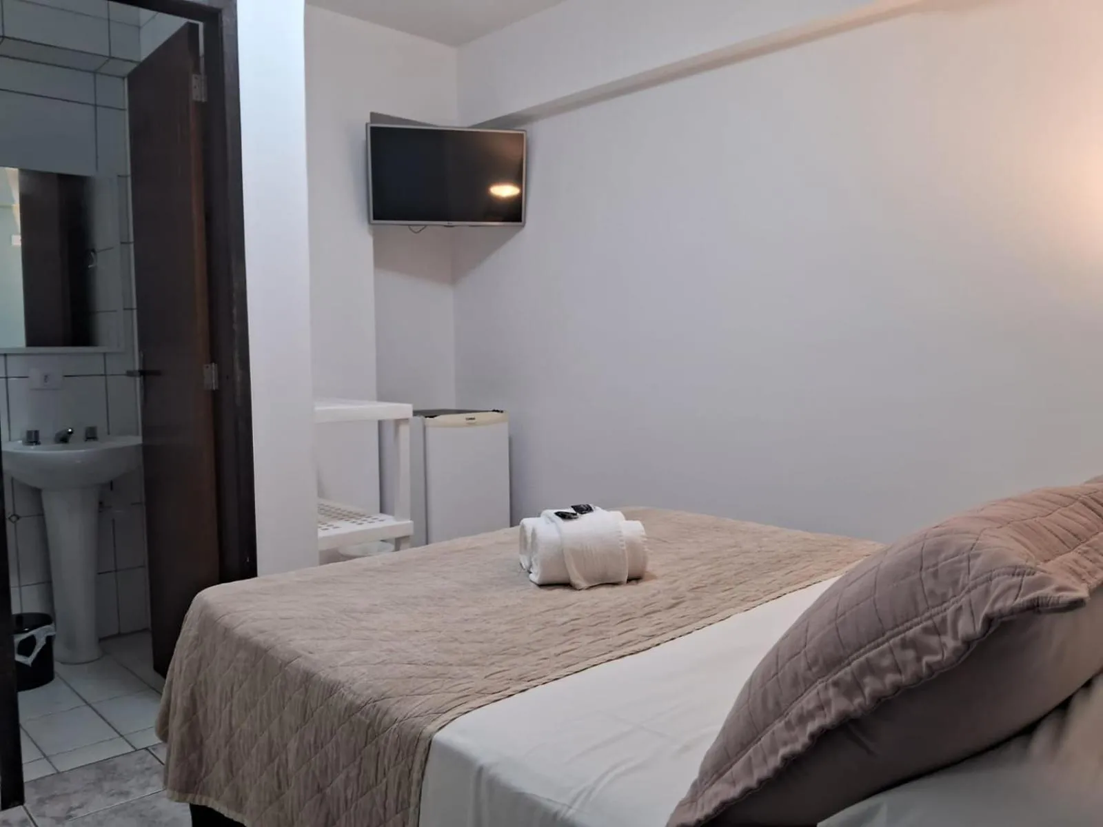 Bed in Hotel Nautico