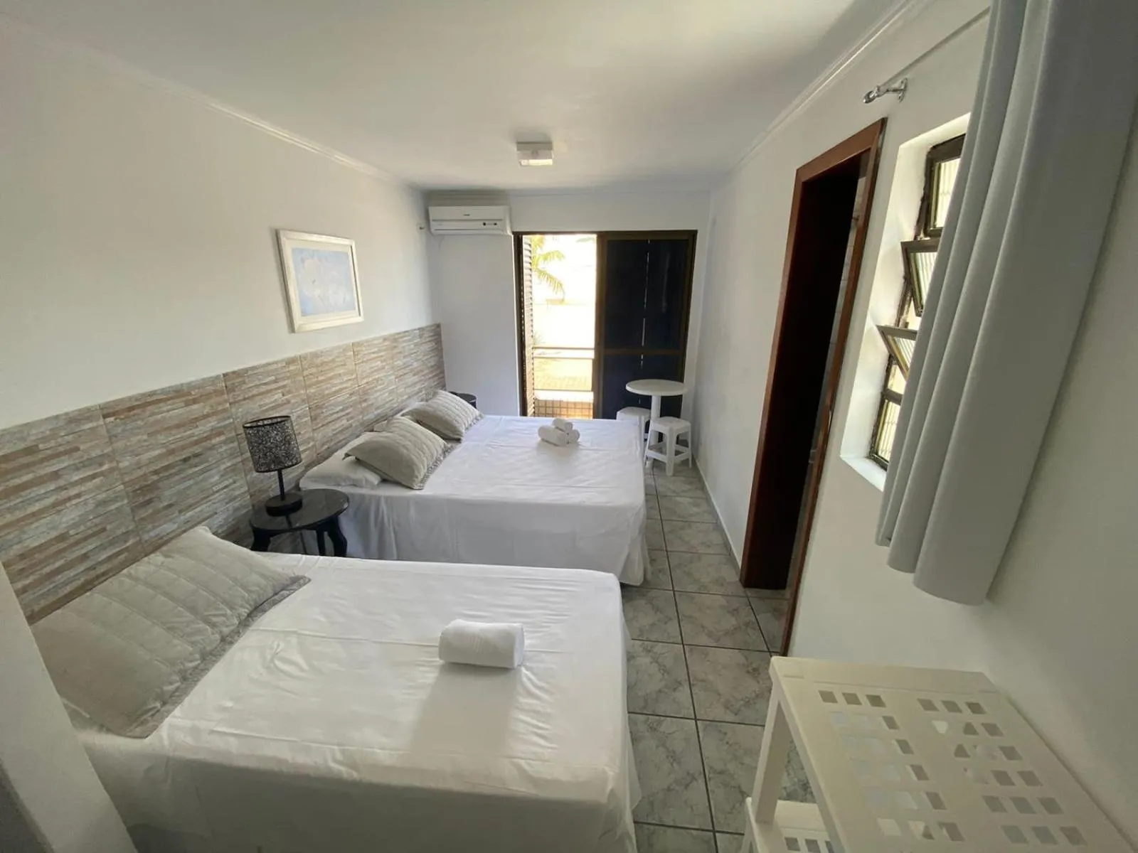 Bed in Hotel Nautico