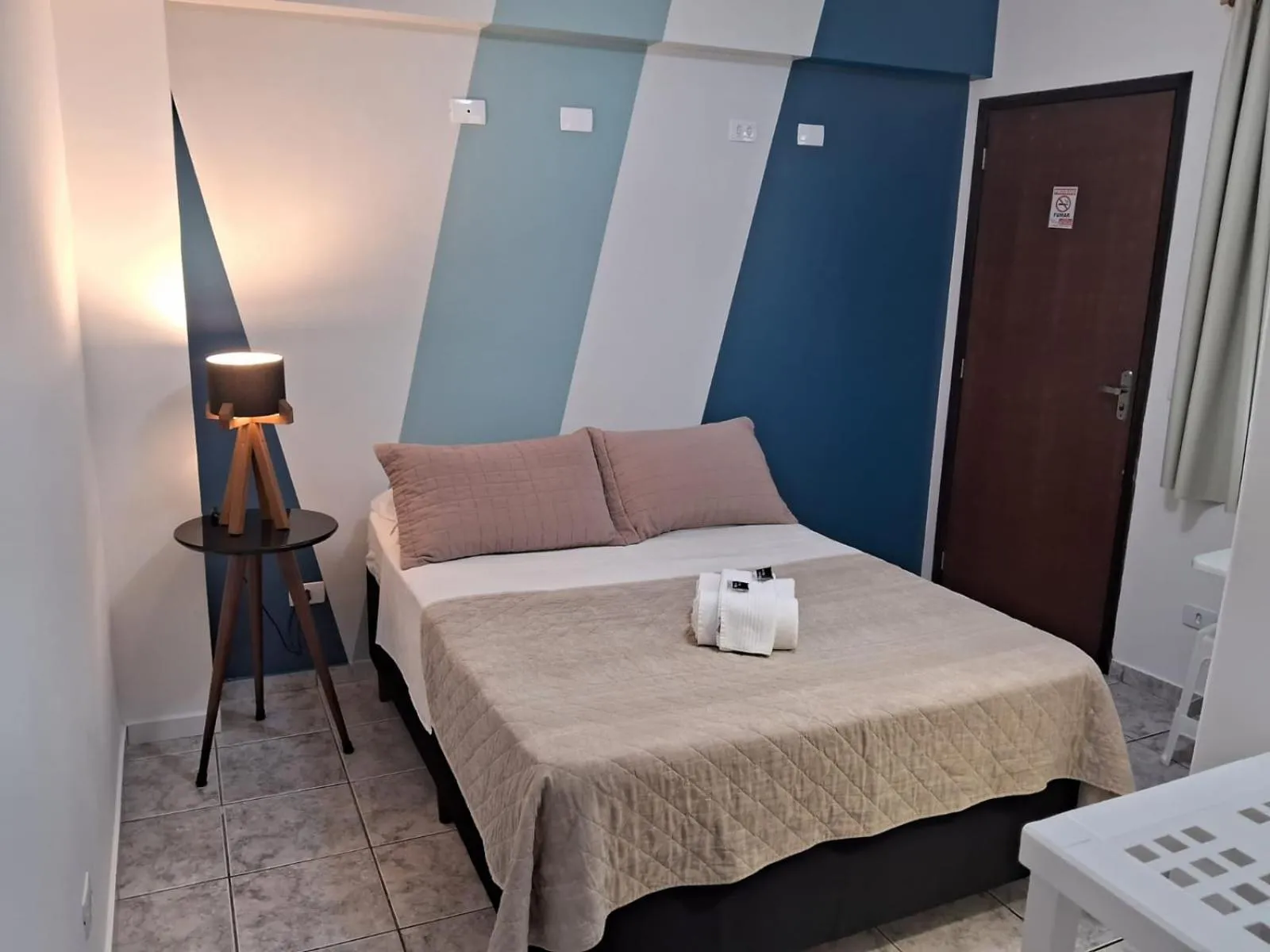Bed in Hotel Nautico